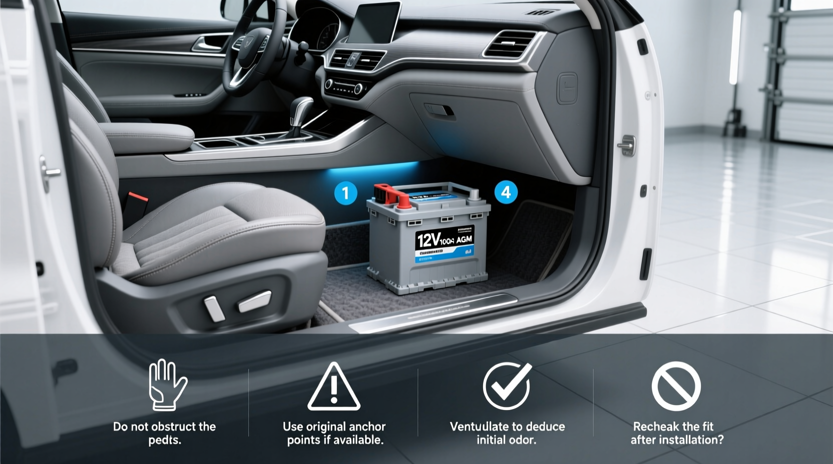 How to Choose Batterie AGM Camping Car Décharge Lente 12V 100Ah