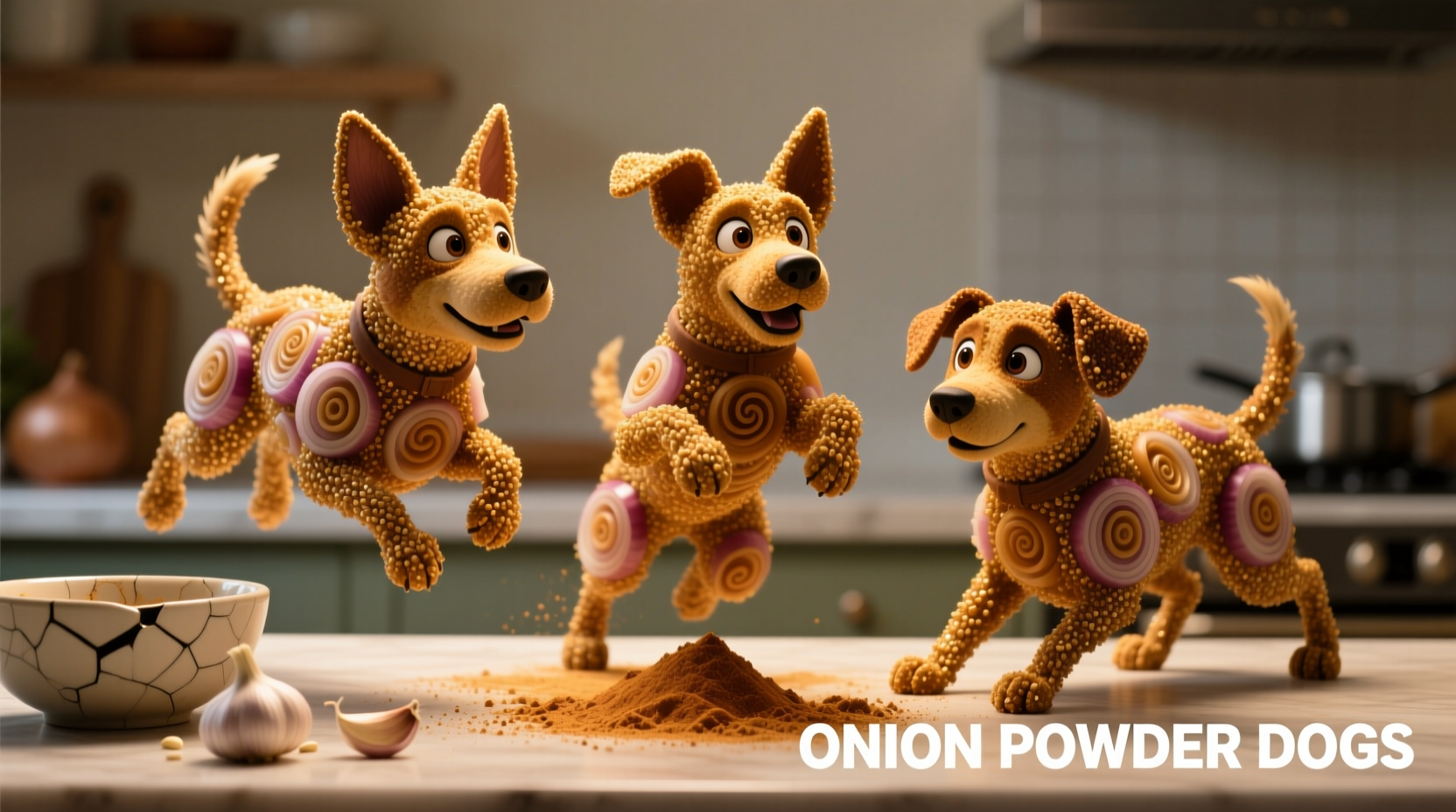 onion powder dogs