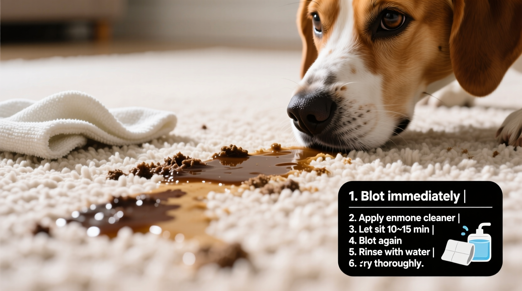 proven methods to quickly and safely remove dog diarrhea stains from carpet