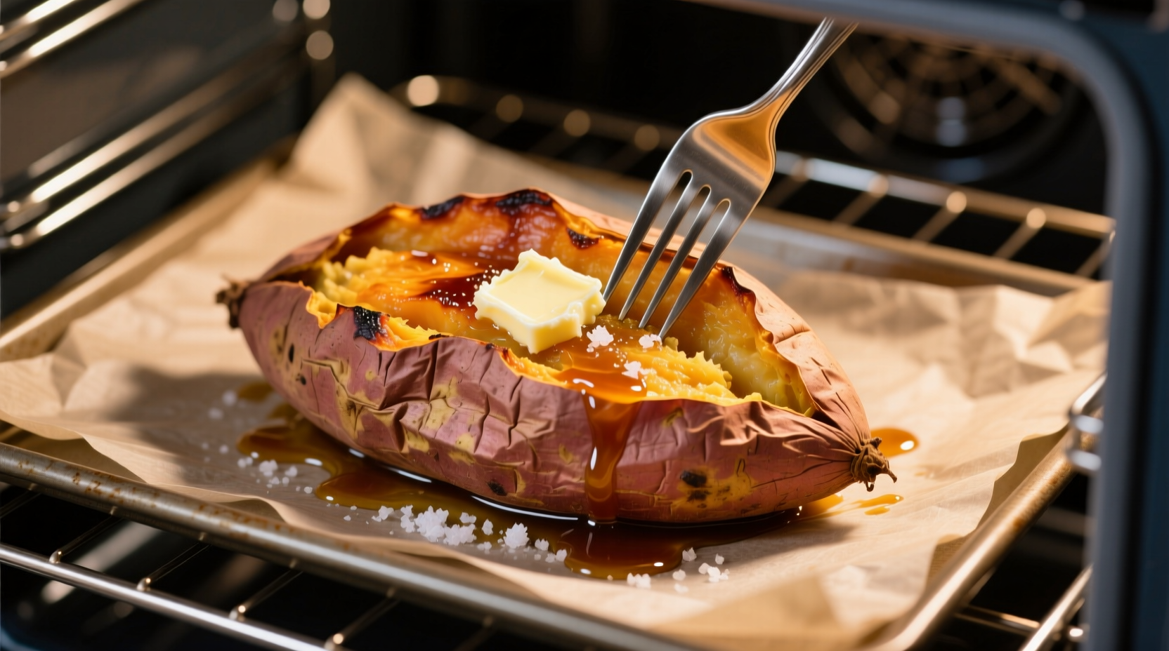 bake a sweet potato how long