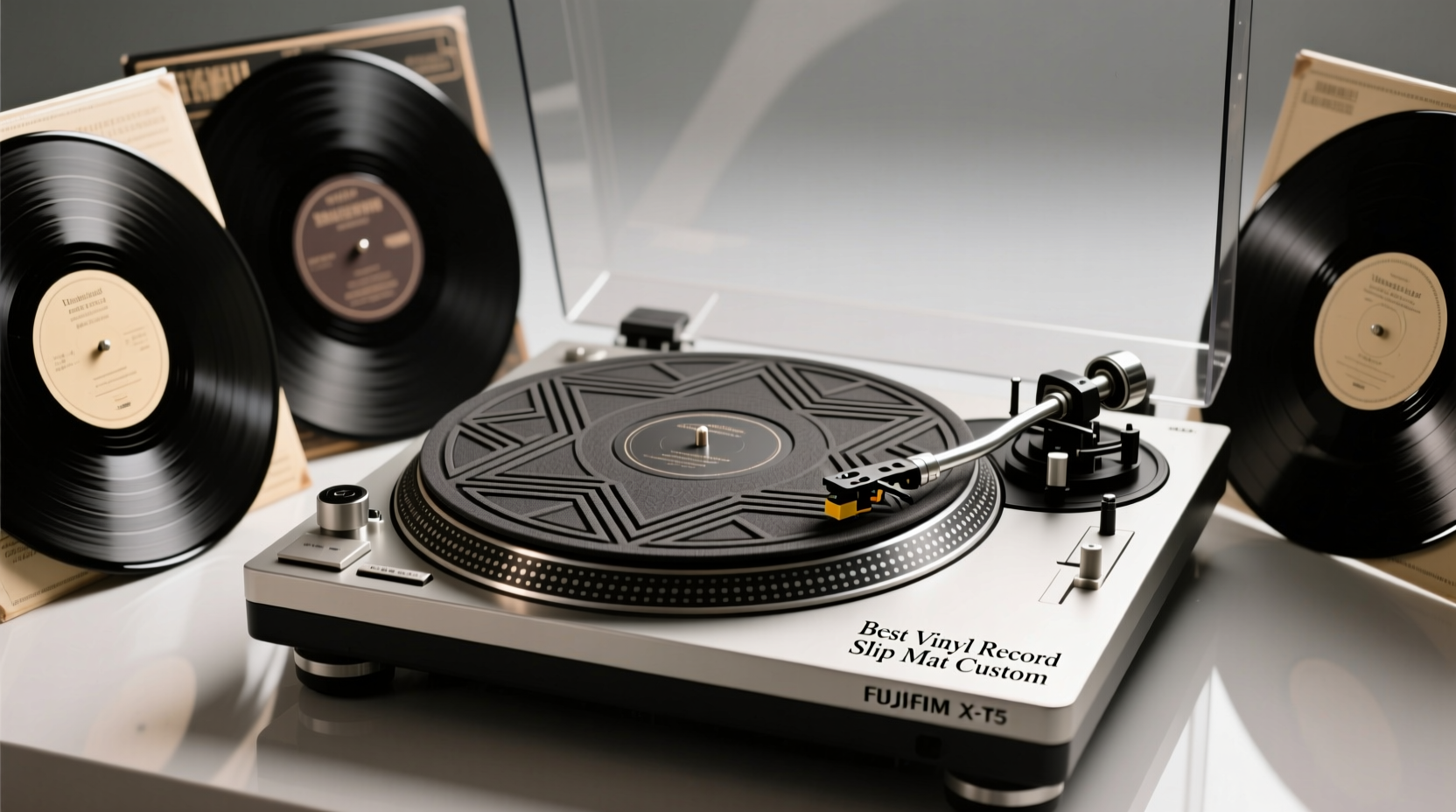 vinyl record slip mat custom