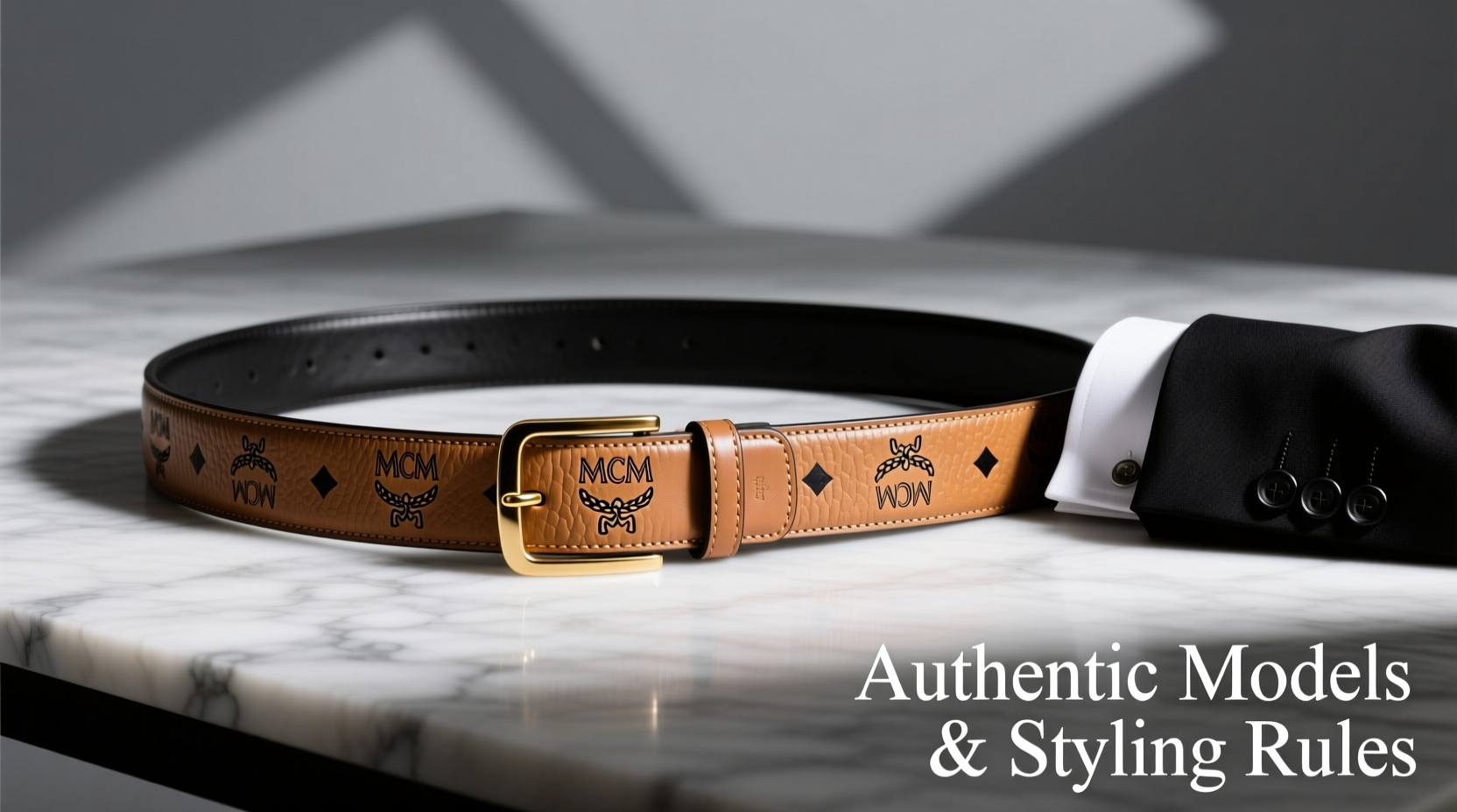 MCM Belt for Formal Wear: Authentic Models & Styling Rules