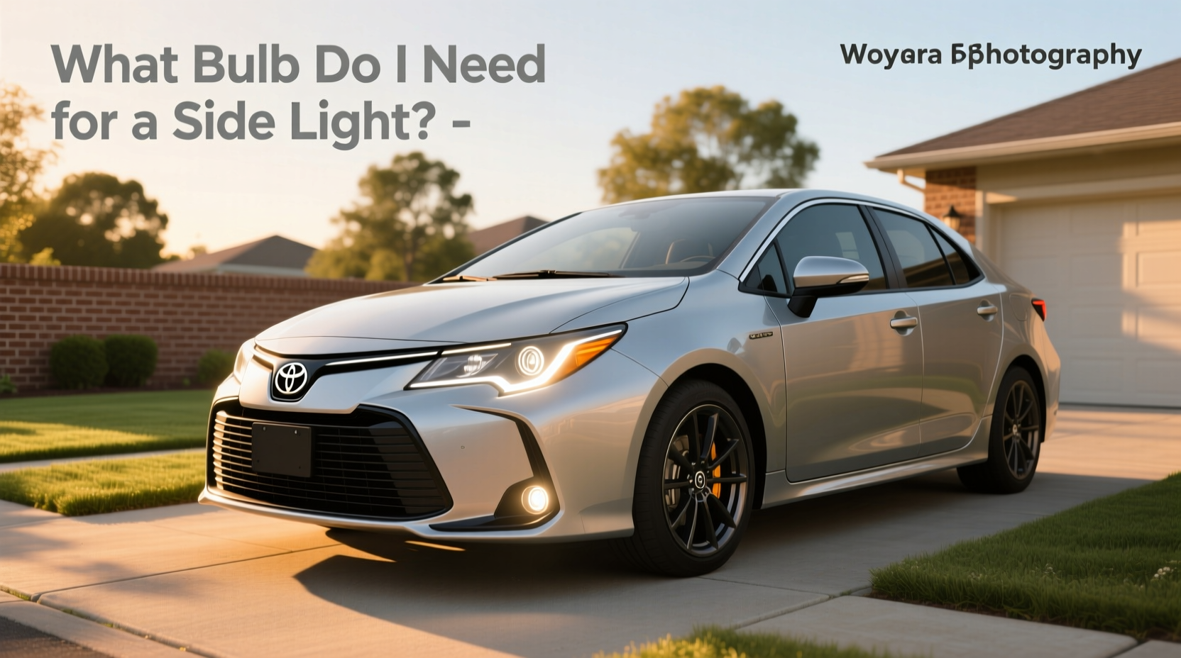 How to Choose Toyota Corolla Side Light Bulb: What Bulb Do I Need?