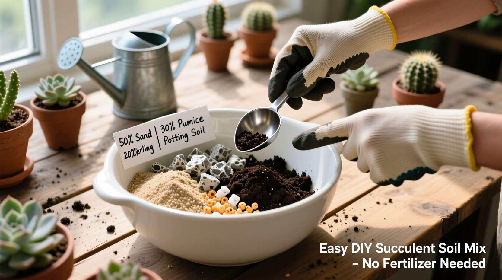 How to Make Soil for Succulents: Easy DIY Mix