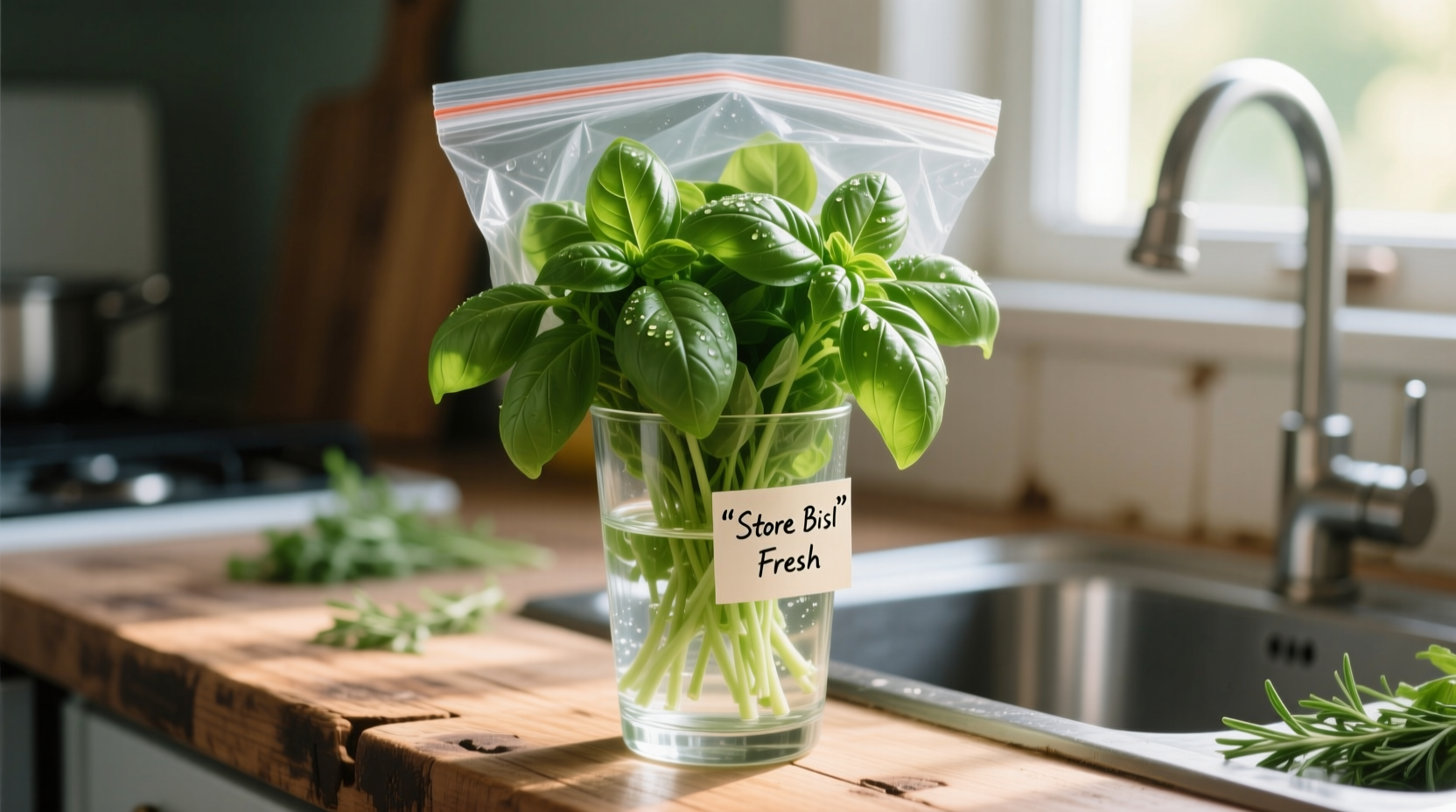 How to Store Fresh Basil Leaves in the Fridge