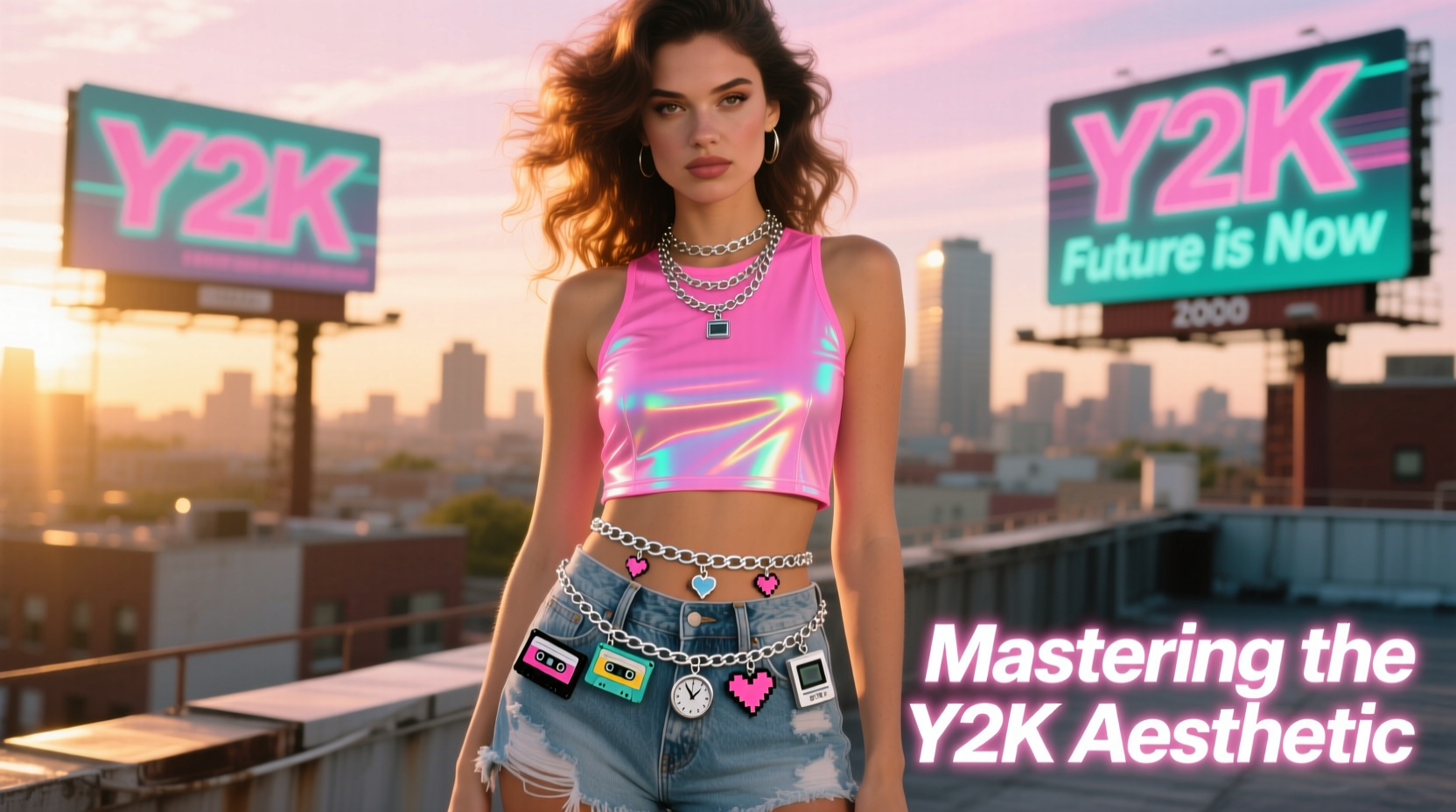 mastering the y2k aesthetic a complete guide to styling waist chains for a retro chic look