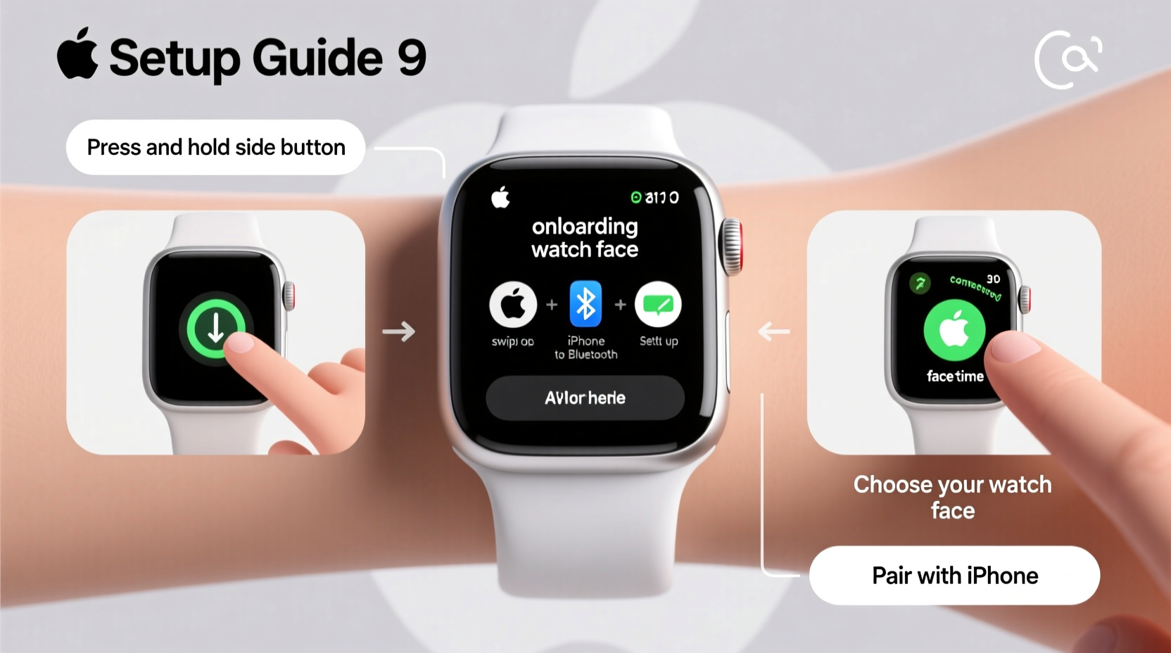 how to power on and customize your apple watch for first time use