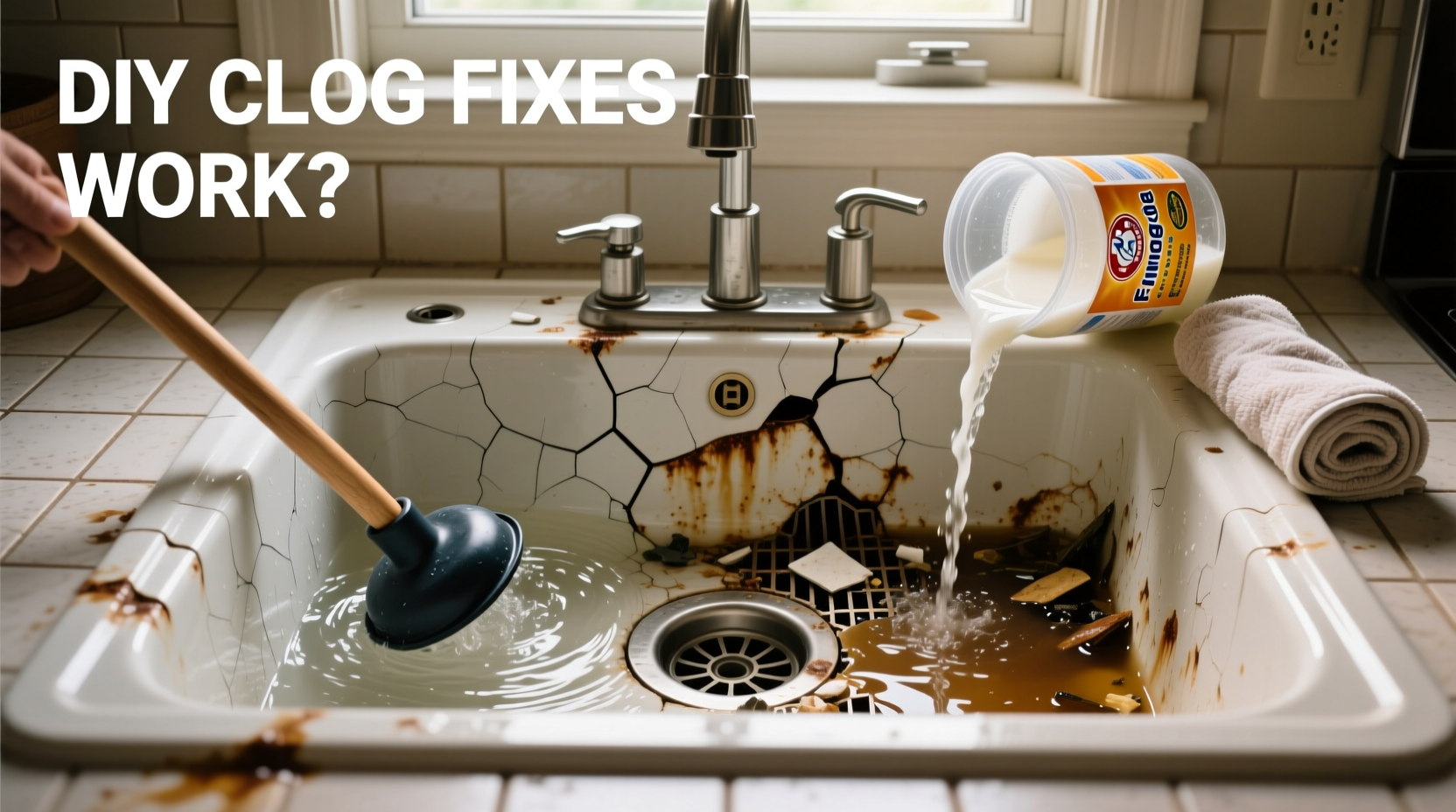 sink clogged on both sides causes diy fixes