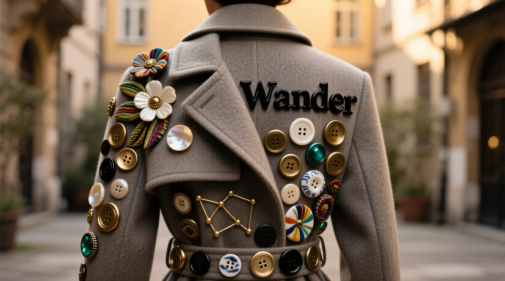 creative ways to use decorative buttons to transform and personalize your coat