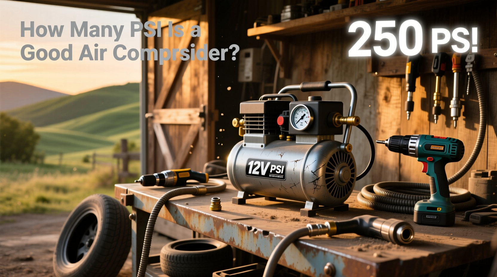 How to Choose Air Compressor 12V 250 PSI, How Many PSI Is Good?