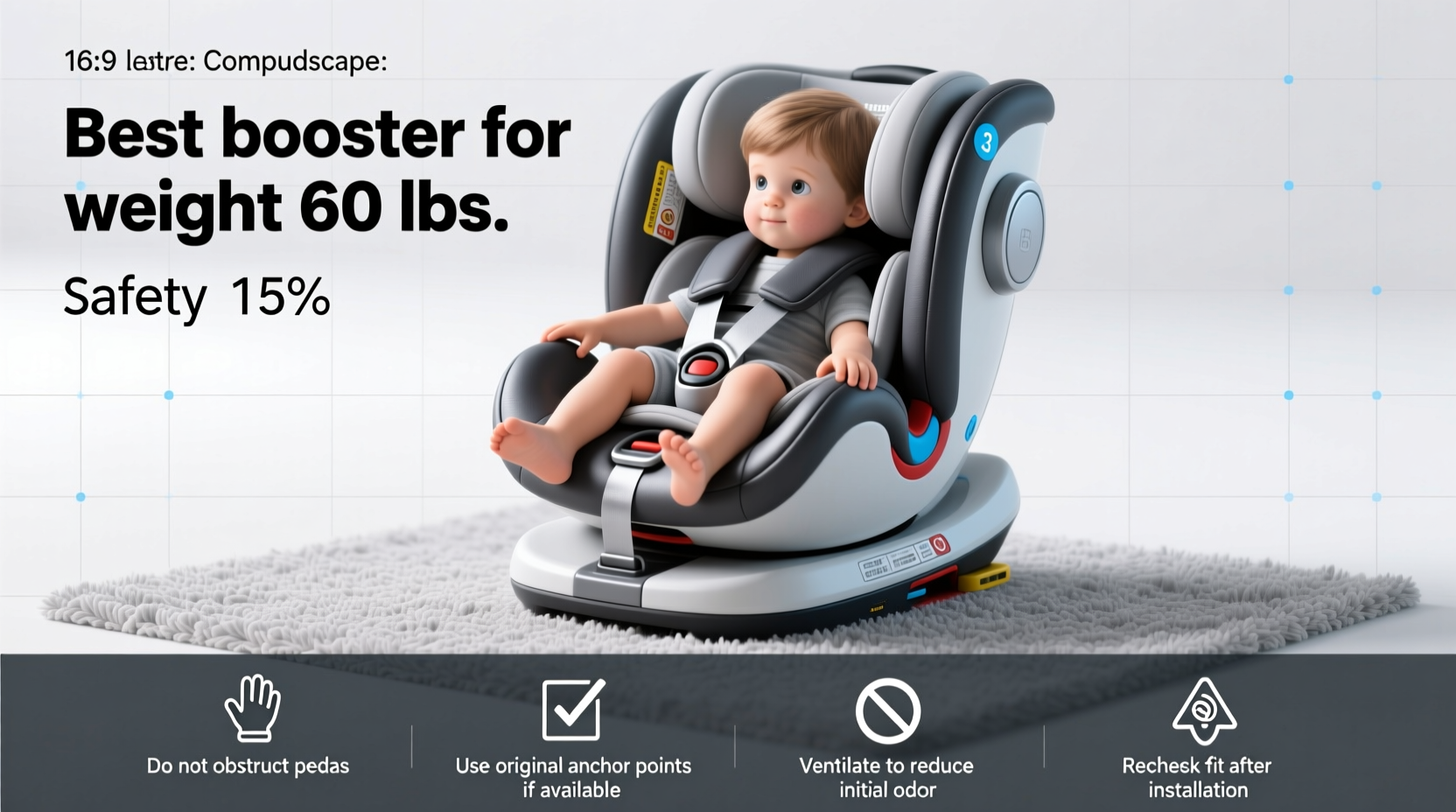 best booster seat for 60 lbs