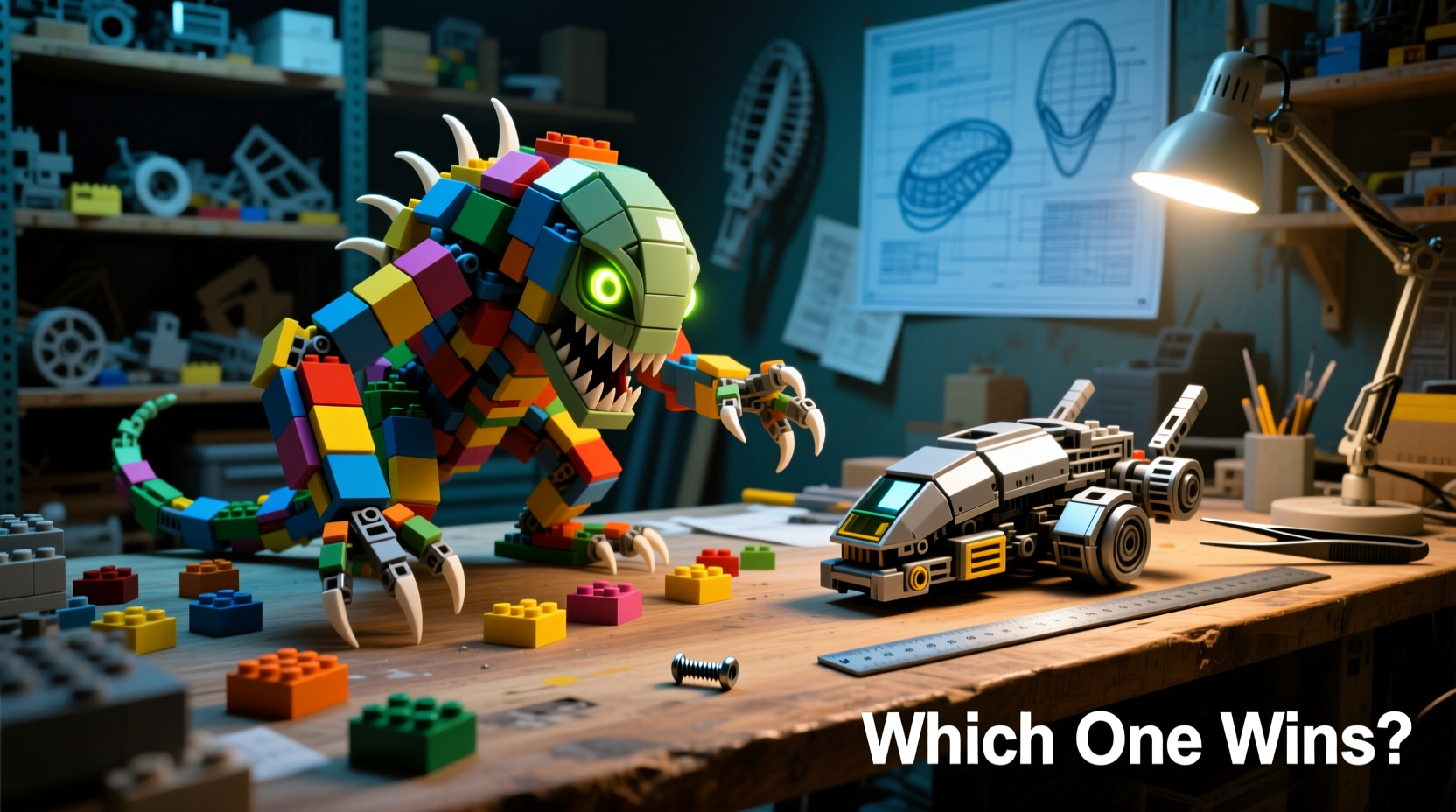 alien monster building blocks vs model kits which ones more likely to end up a frustrating mess