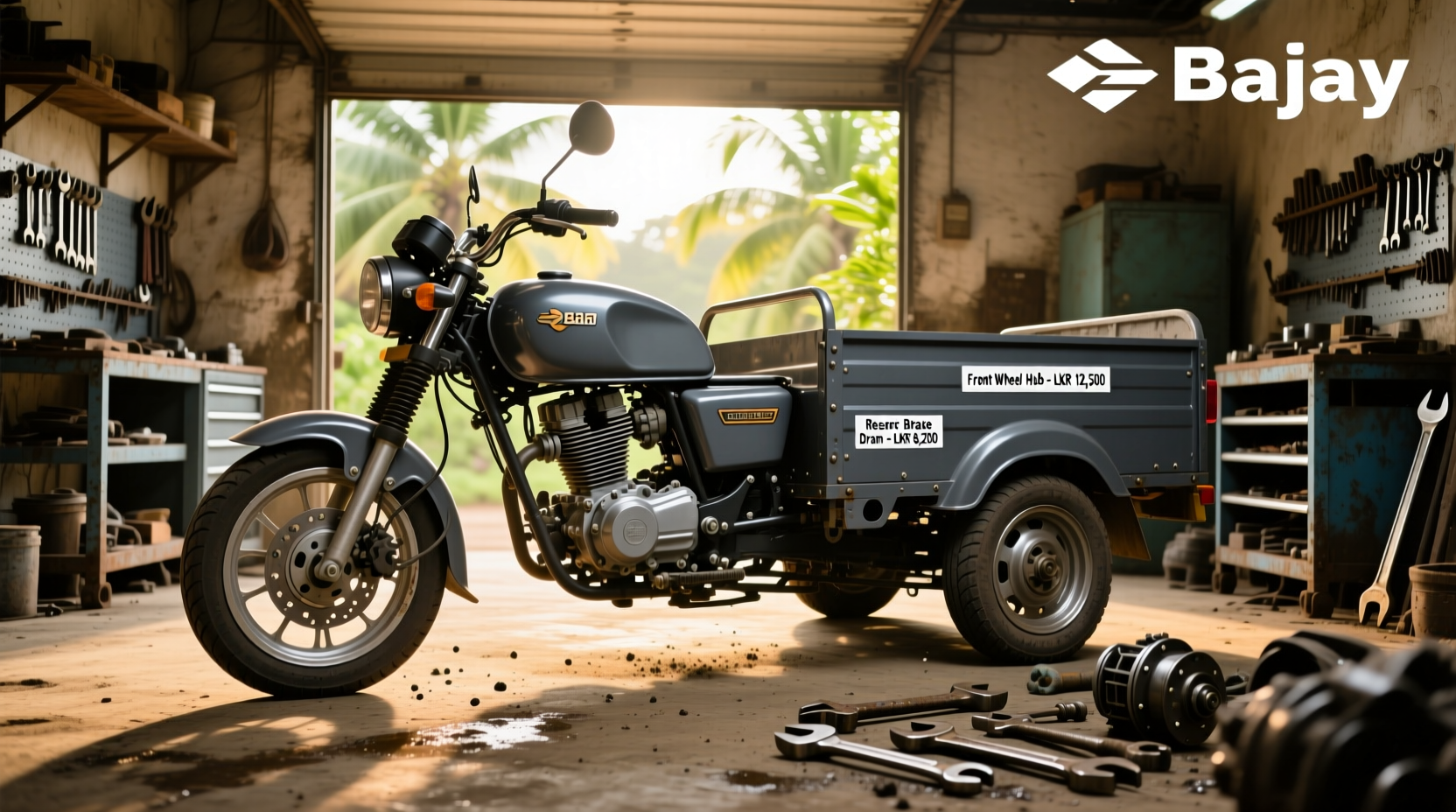 What Are Bajaj Three Wheeler Body Parts Prices in Sri Lanka?