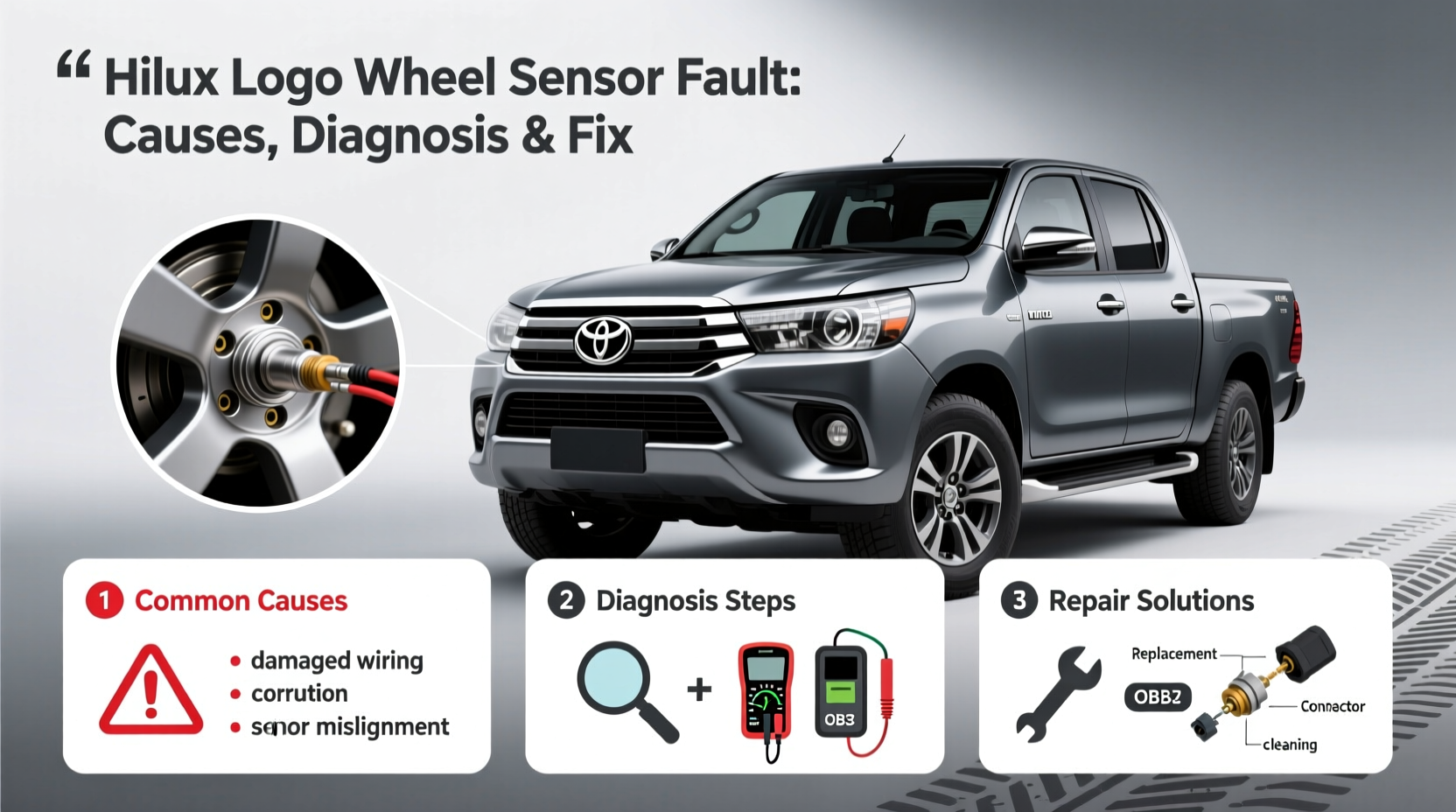 Hilux Logo Wheel Sensor Fault: Causes, Diagnosis & Fix