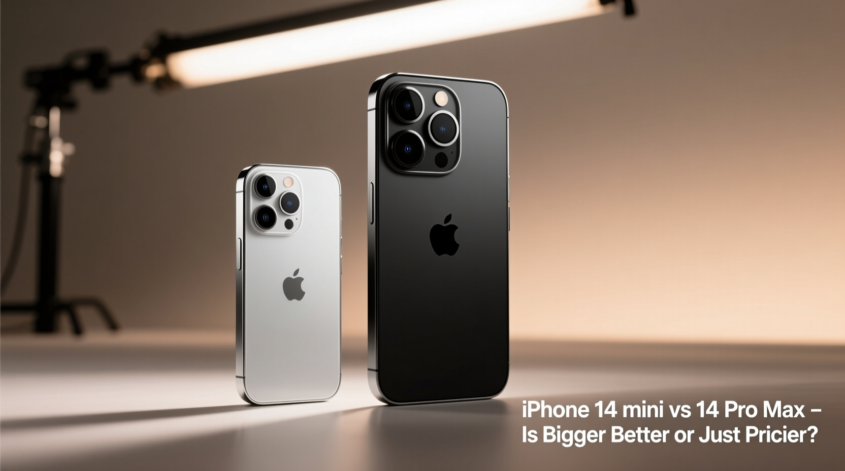 iphone 14 mini vs 14 pro max is bigger really better or just pricier