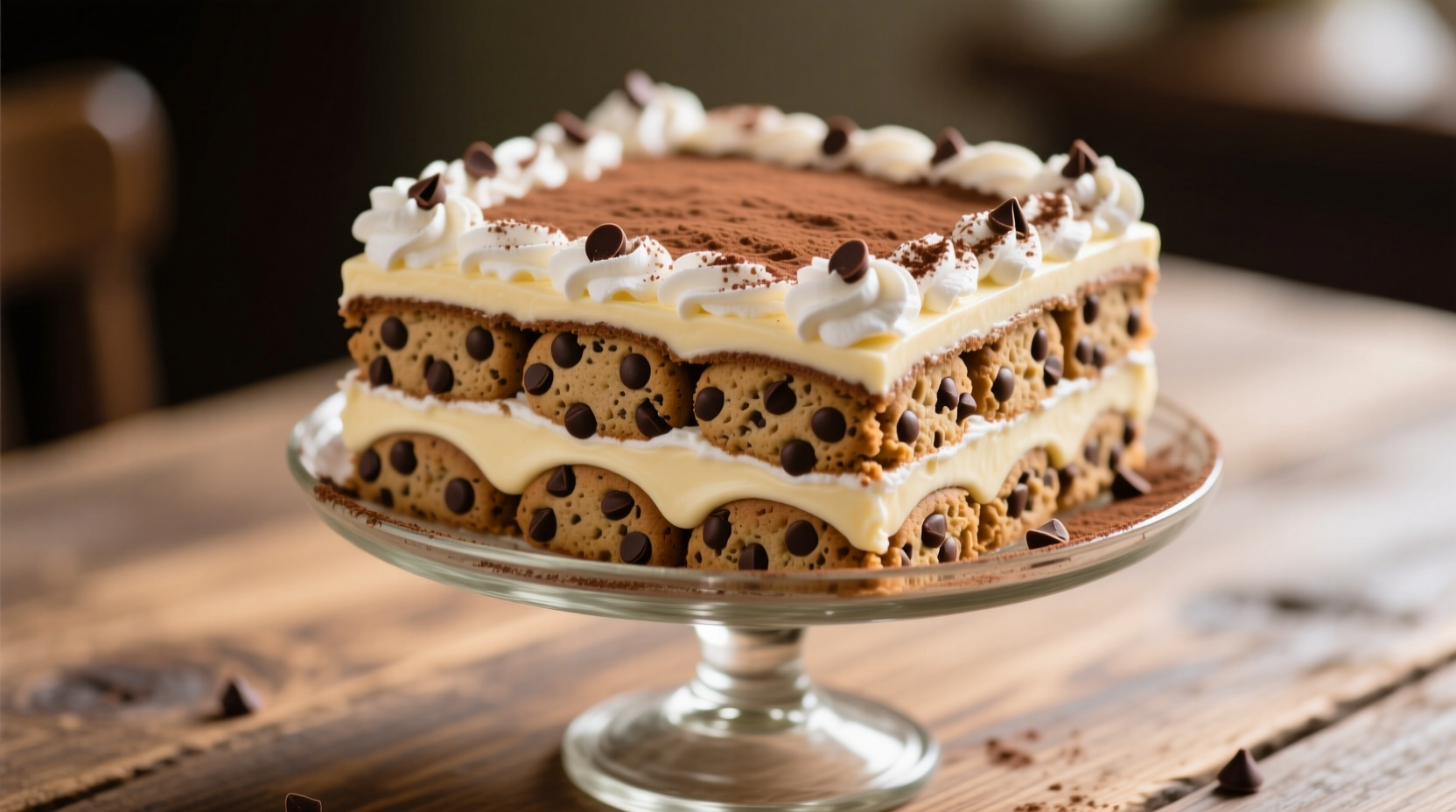 chocolate chip cookie icebox cake recipe