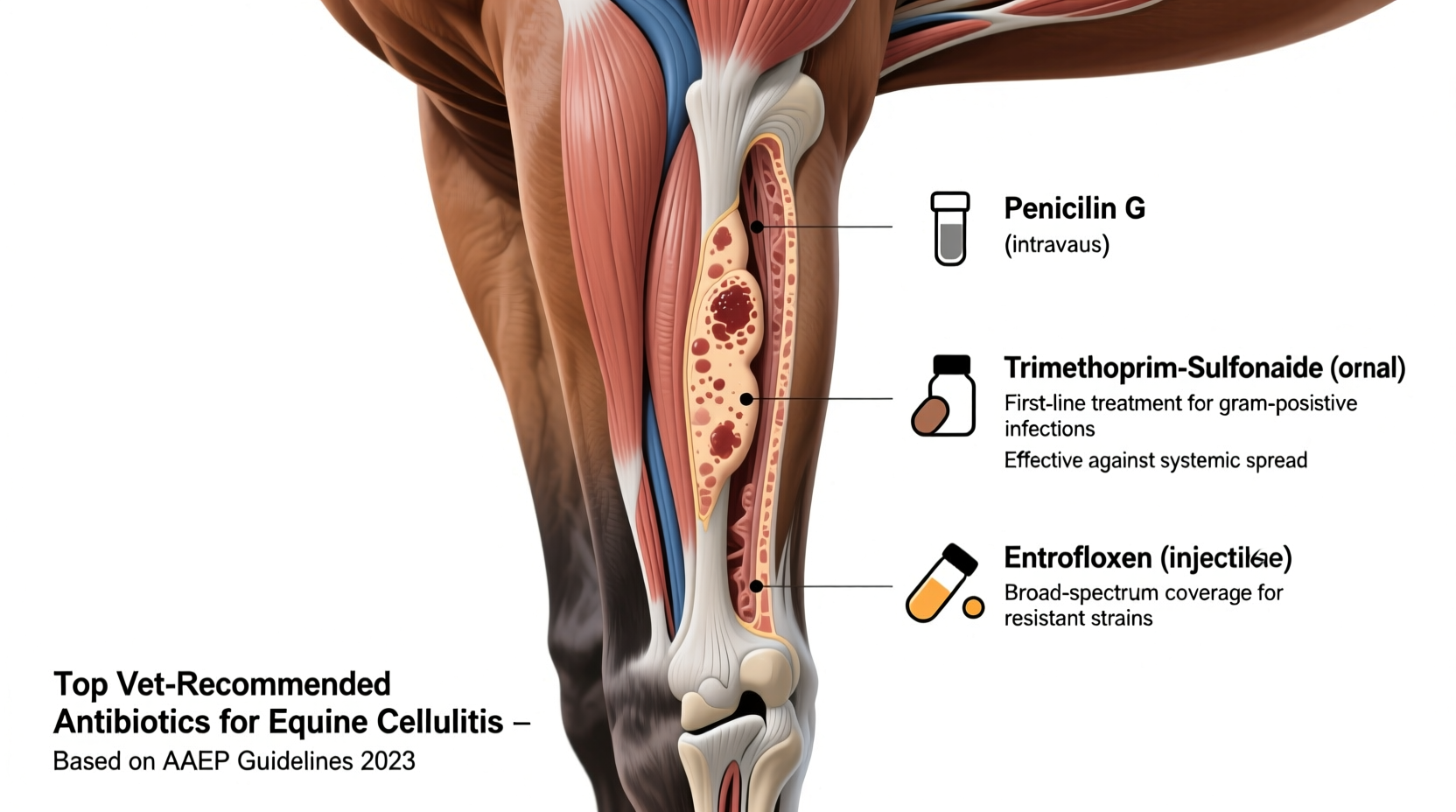best antibiotic for cellulitis in horses top vet recommended choices