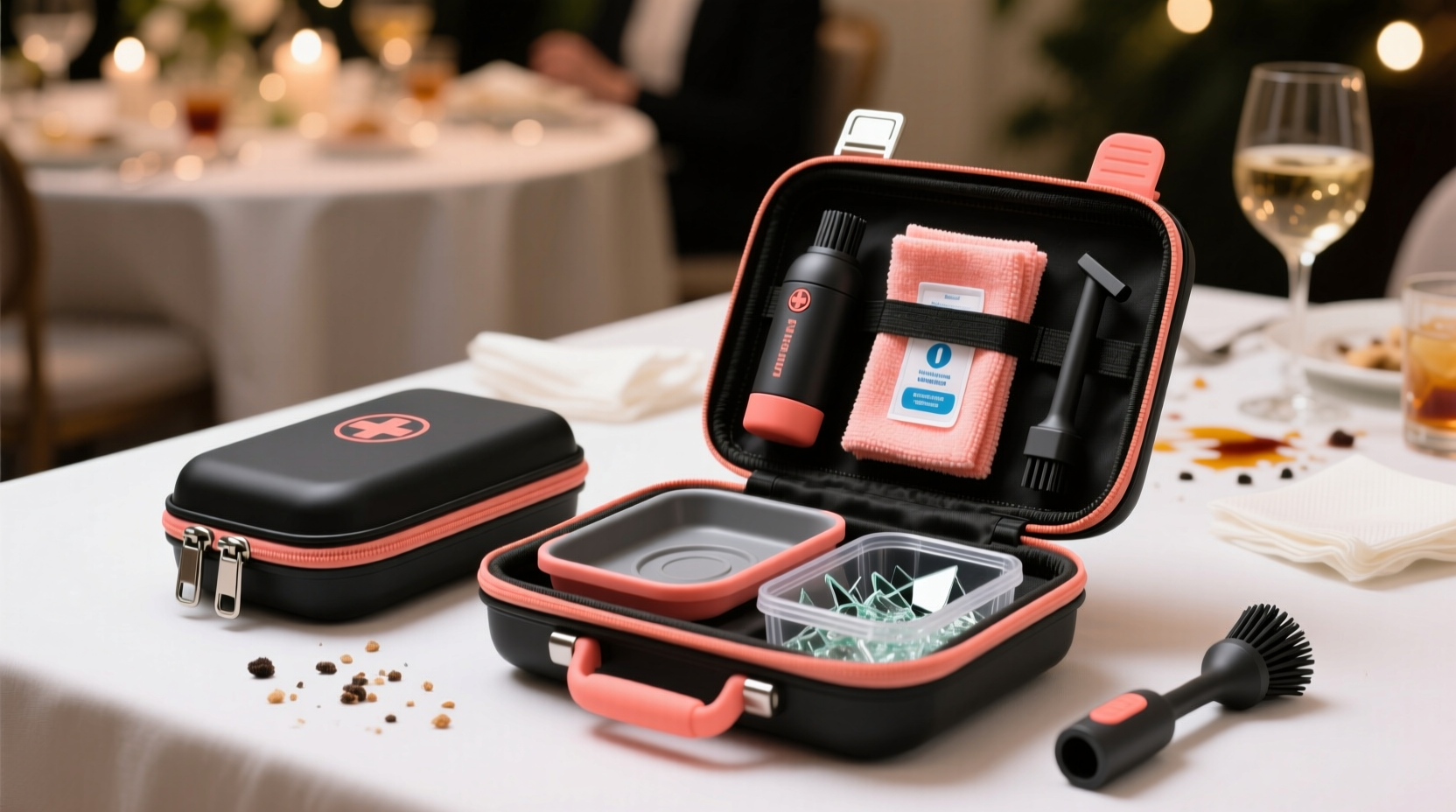 create an emergency clean up kit for party mishaps