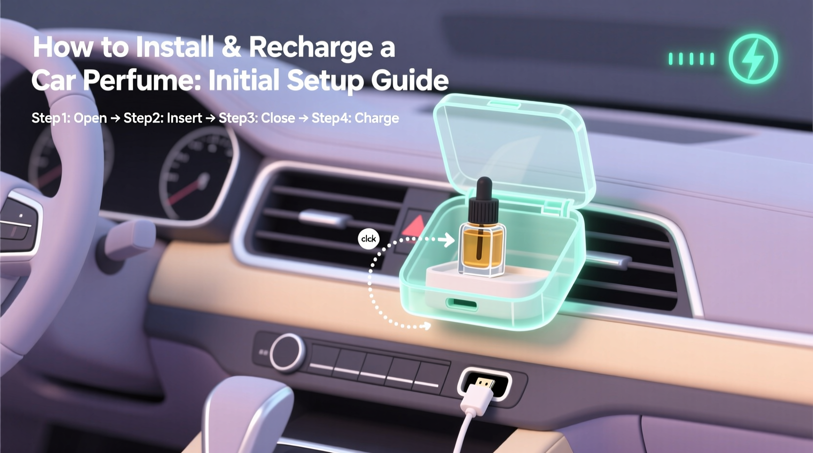 How to Install & Recharge a Car Perfume: Initial Setup Guide