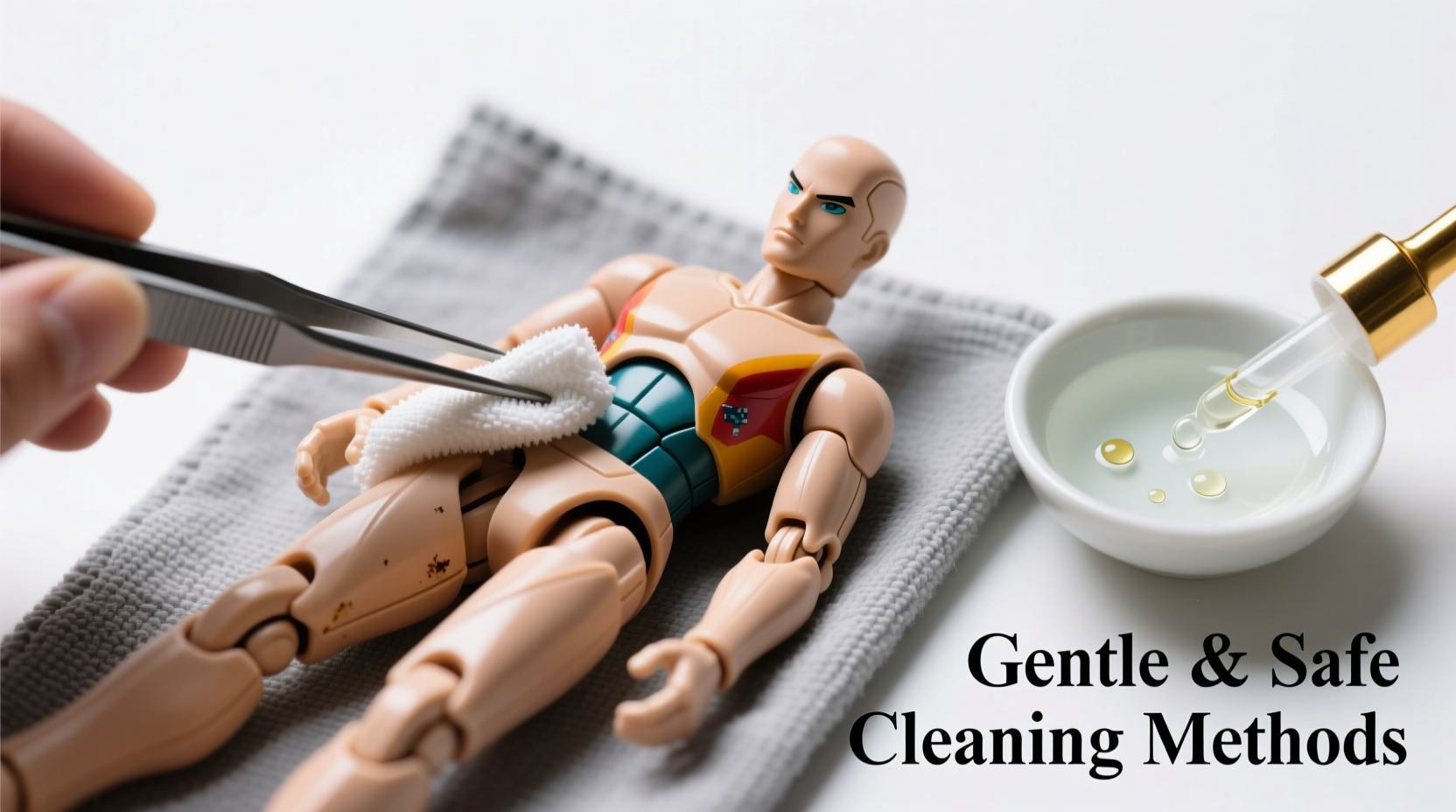 effective and safe methods to clean abs plastic action figures without damage