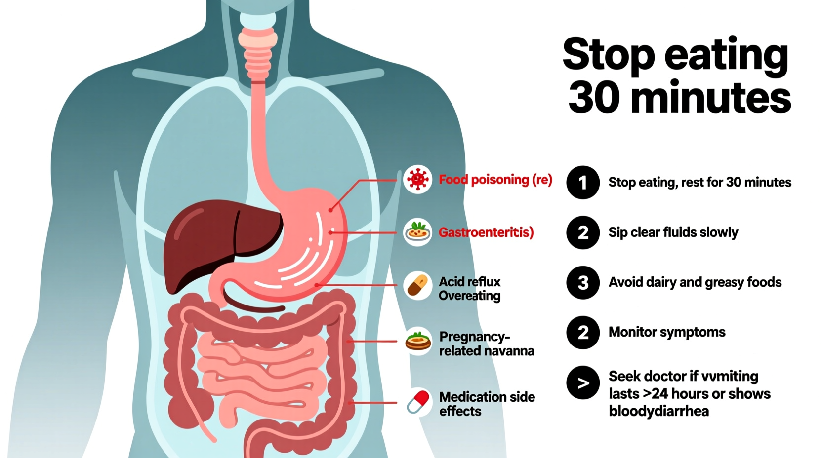 vomiting after eating common causes and what to do