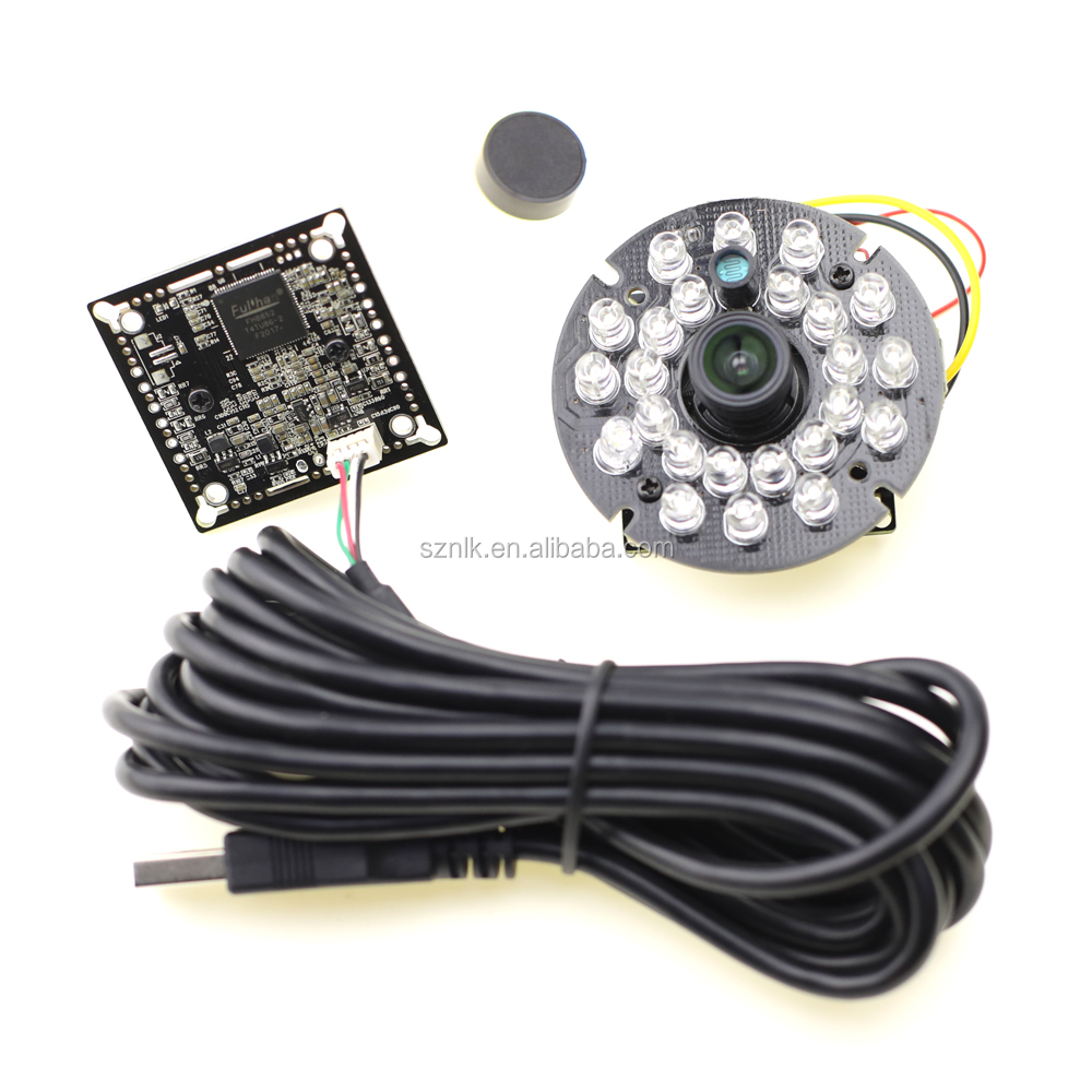 1/2.7" IMX307 1080P Starlight CCTV camera board darkfighter Wide Angle 2.1mm USB Camera module