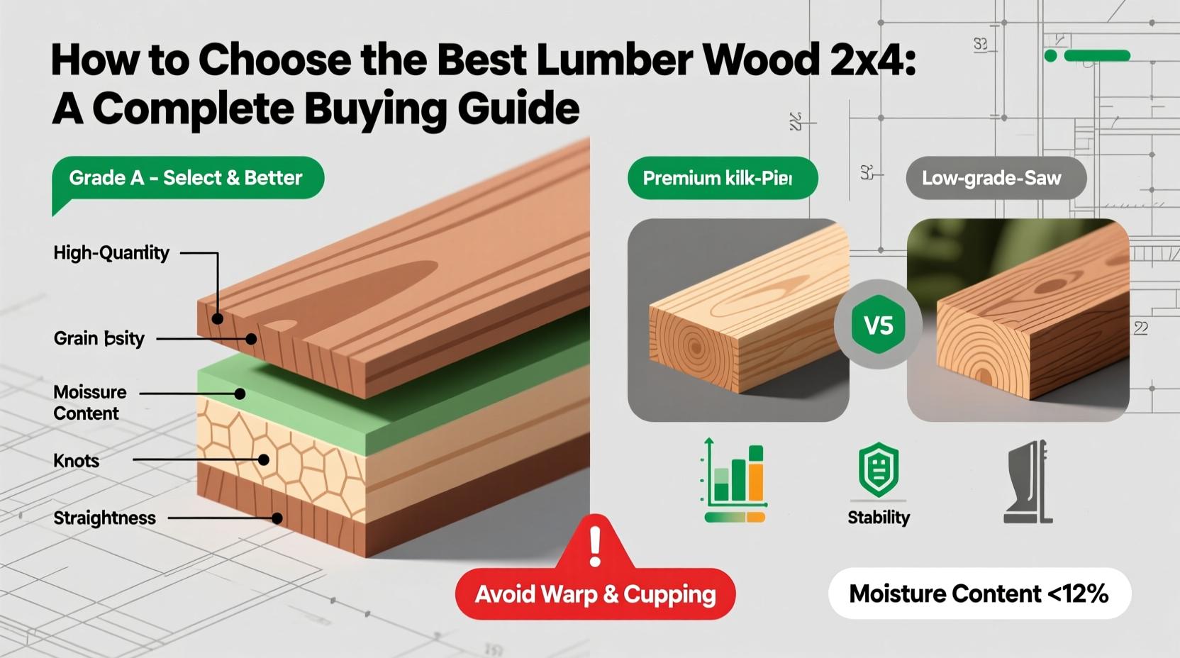 Key factors to consider before buying lumber for woodworking projects