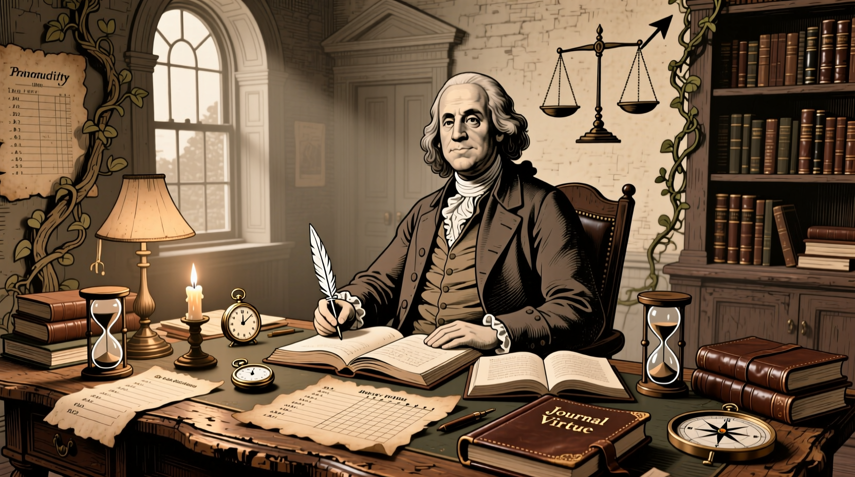 Benjamin Franklin's Best Productivity Tricks for Modern Tech Efficiency