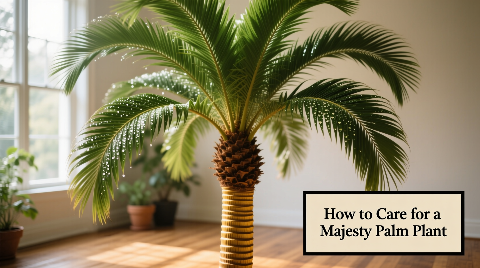 how to care for a majesty palm plant