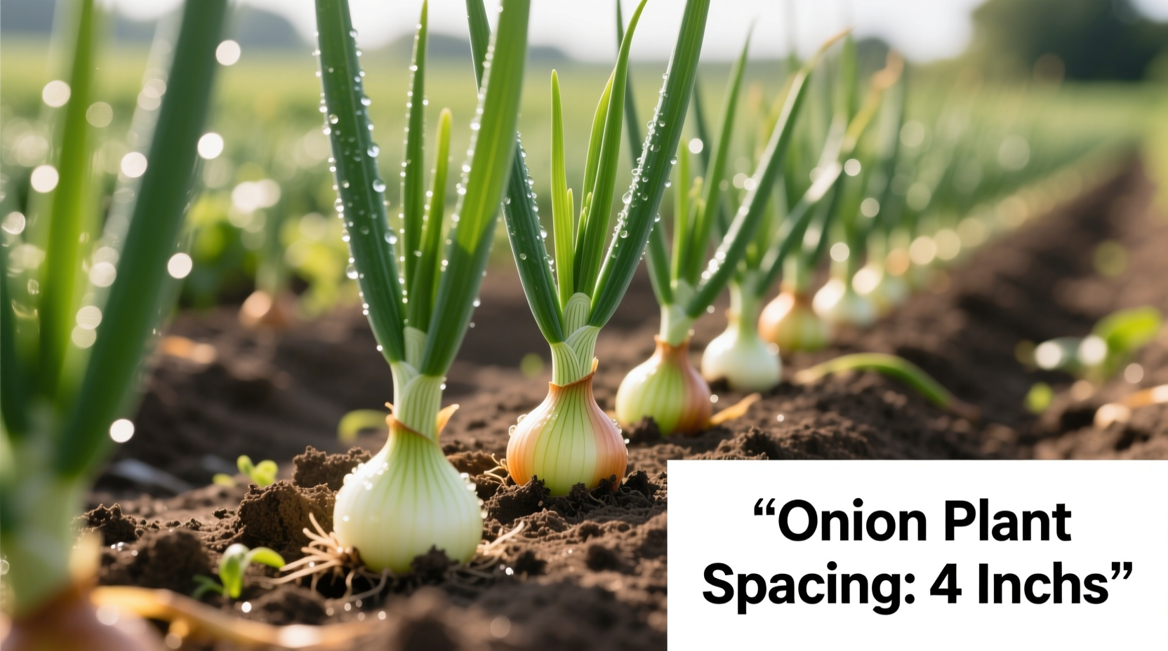 Optimal Onion Plant Spacing for Maximum Yield