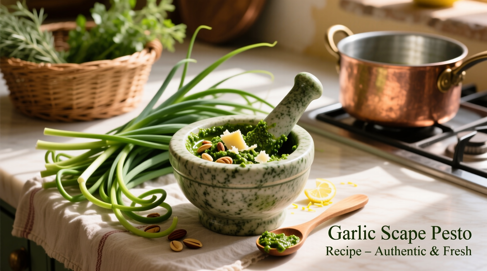 Perfect Garlic Scape Pesto Recipe: Fresh Spring Flavor