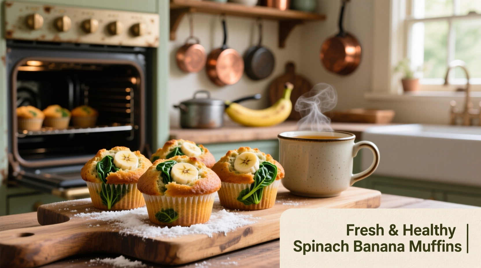 Spinach and Banana Muffins: Healthy Recipe & Nutrition Tips
