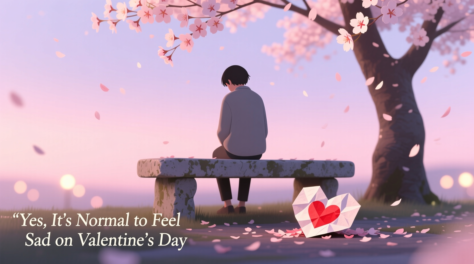 is it normal to feel sad on valentines day