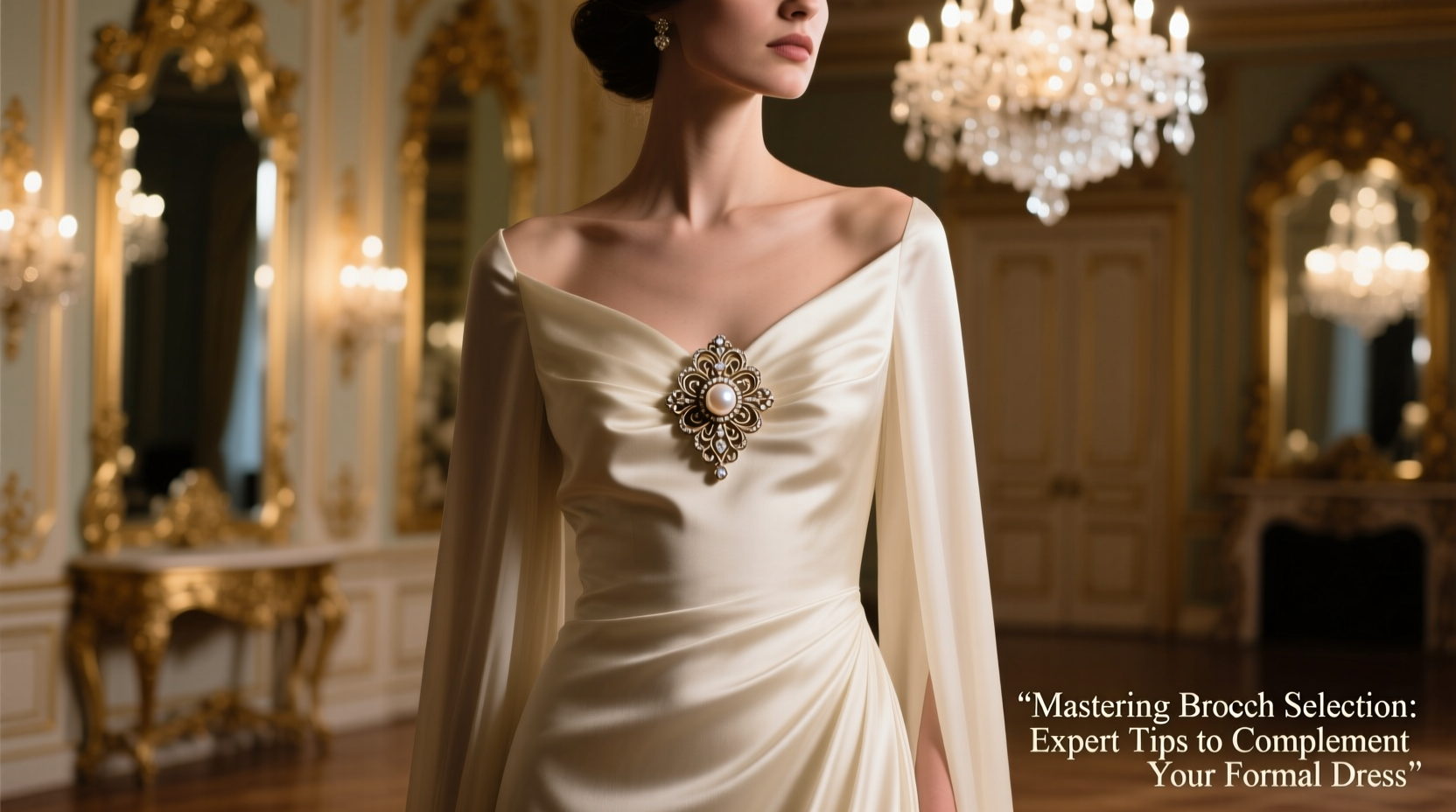 mastering brooch selection expert tips to complement your formal event dress perfectly