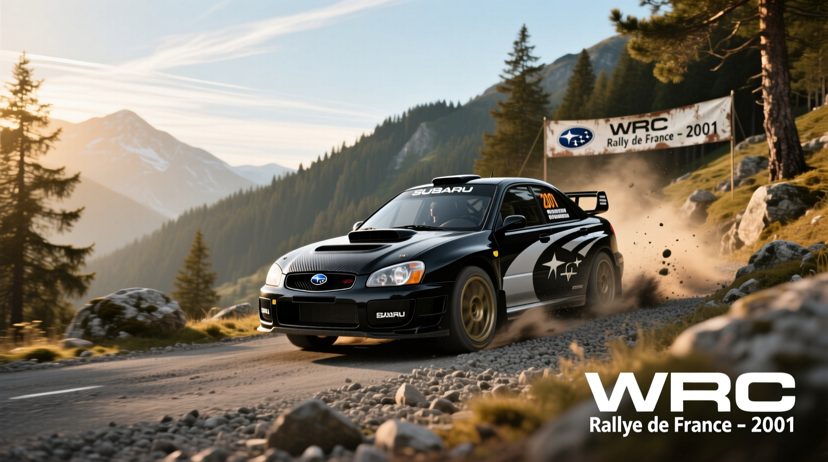 What made the Subaru WRC 2001 so iconic in rally history?