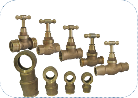 High-grade Bronze precision machined parts valve connection accessories