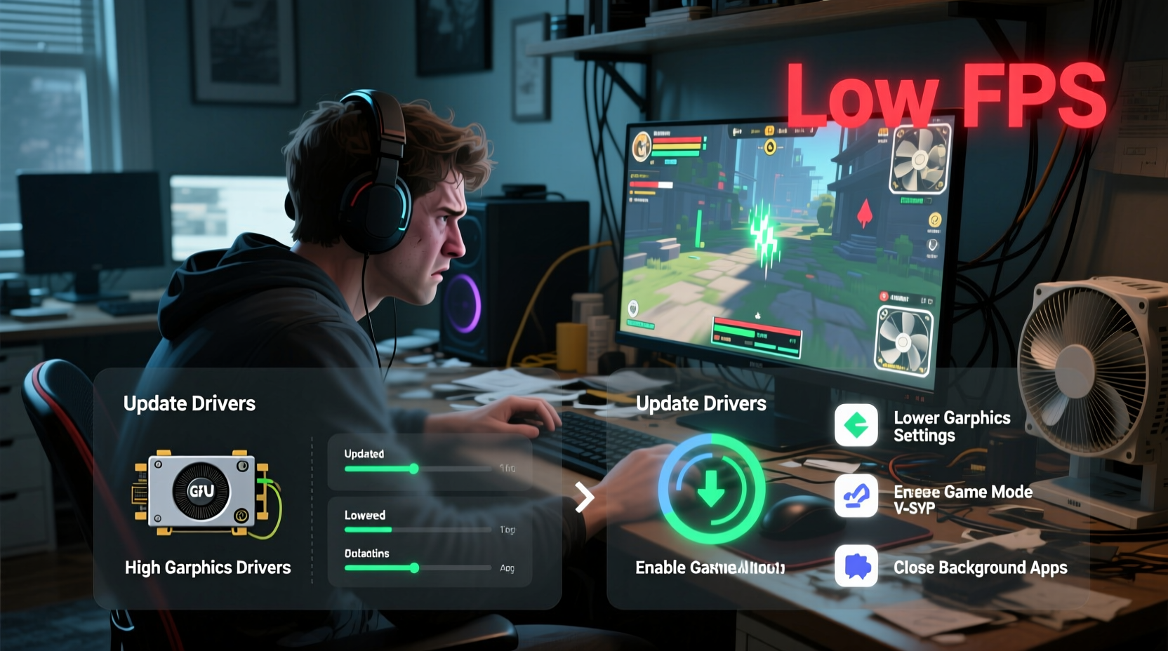 low fps troubleshooting fixing low frame rates in games