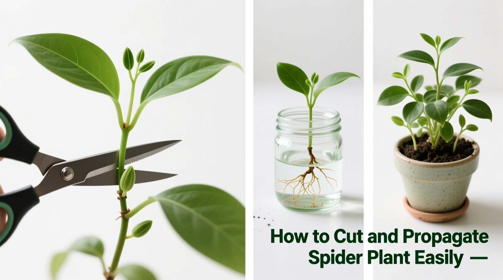 How to Cut and Propagate Spider Plant Easily