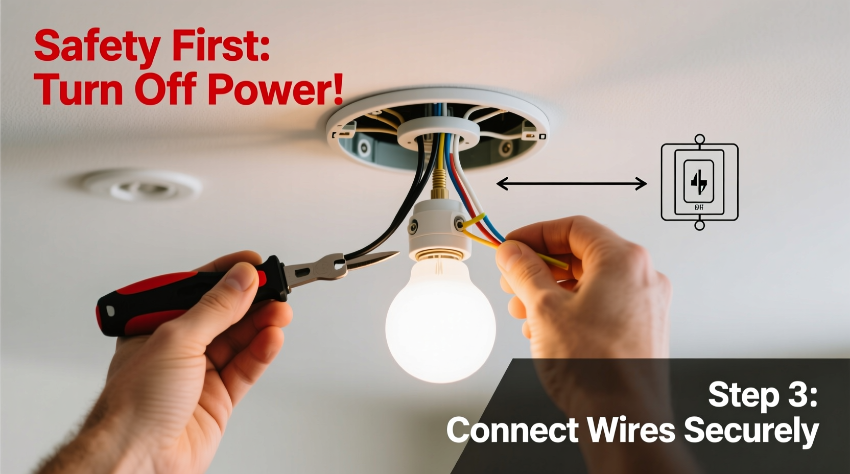 expert guide how to safely and easily mount a light fixture yourself