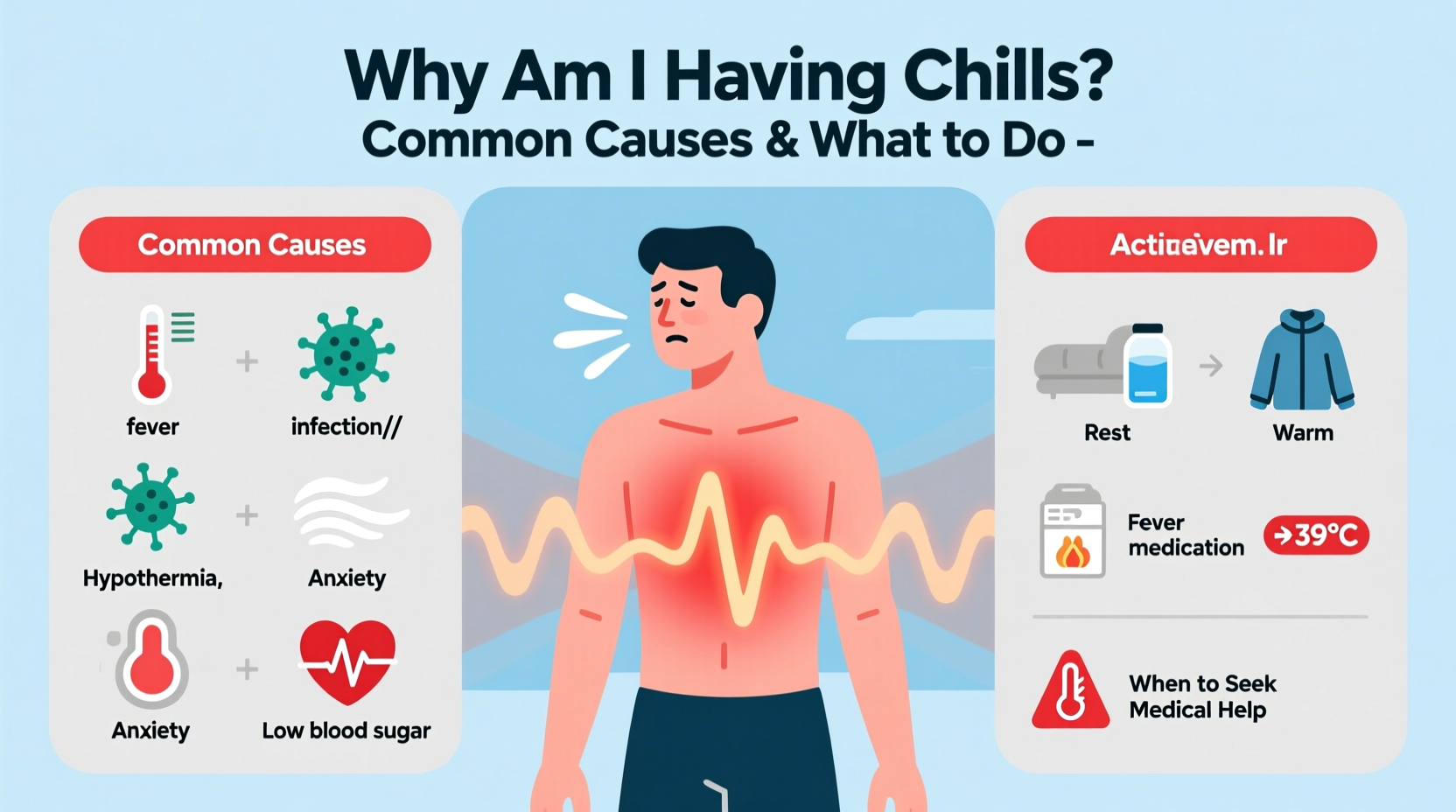 why am i having chills common causes and what to do