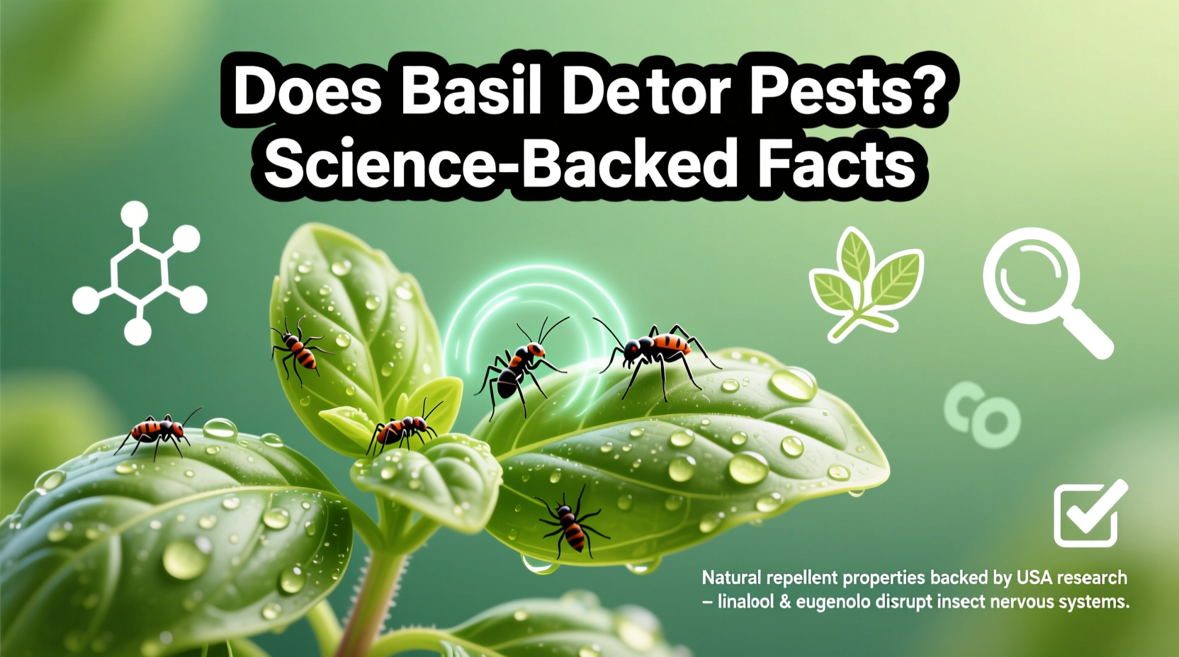 does basil deter pests