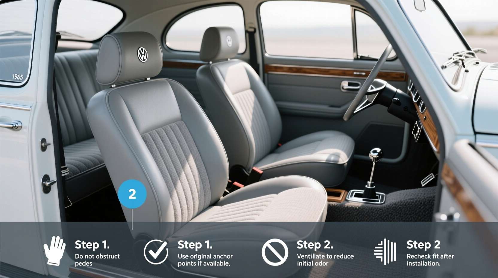 1965 VW Beetle Seat Covers Buying Guide