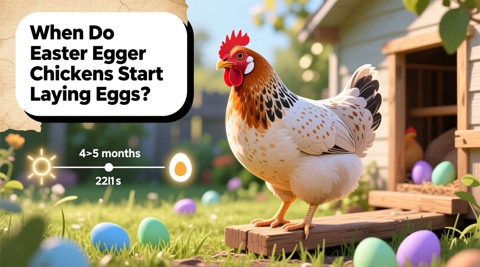 when do easter egger chickens start laying eggs