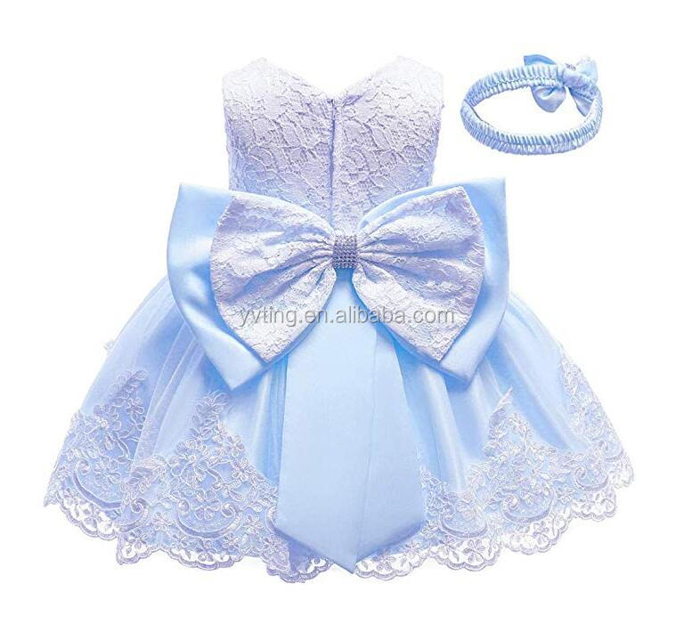 Fashion Girl Cute Bow Princess Dress Sleeveless Birthday Mesh Breathable Princess Dress