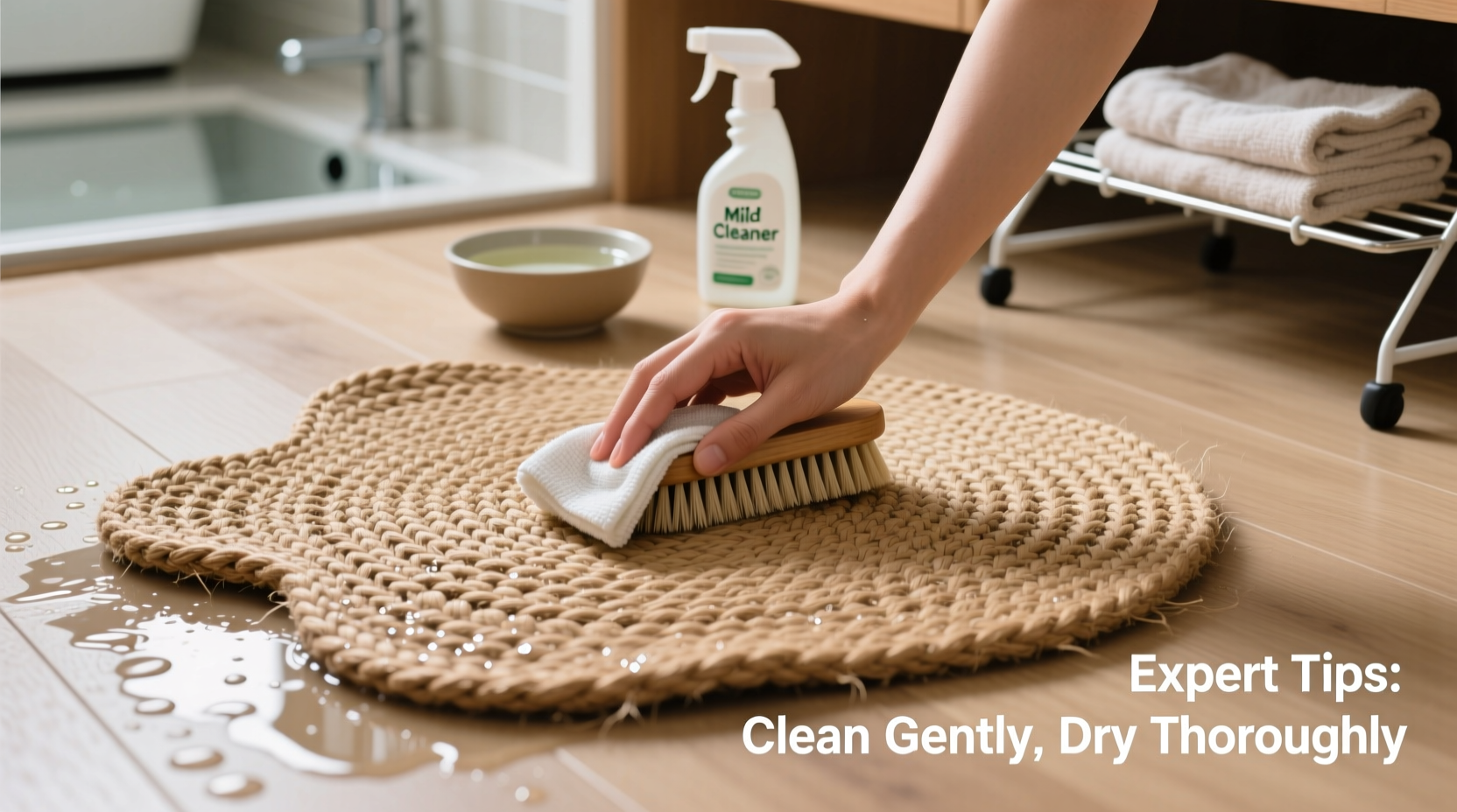 expert tips for effectively cleaning irregular round floor mats without damage