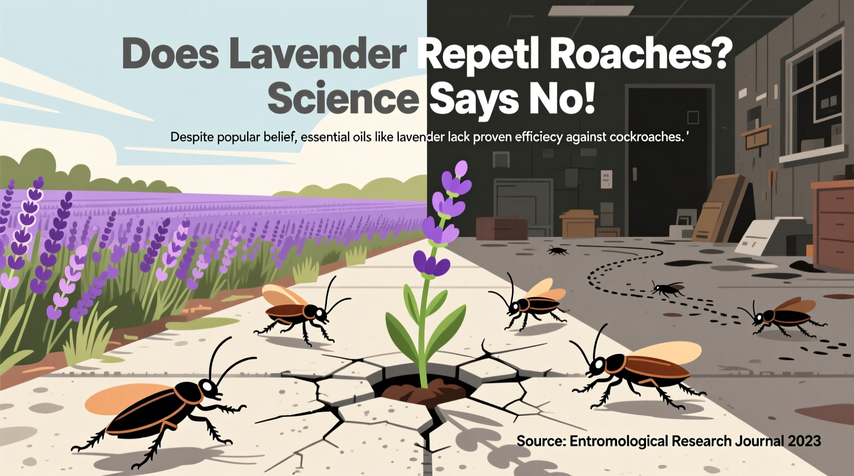 Does Lavender Repel Roaches? Science Says No