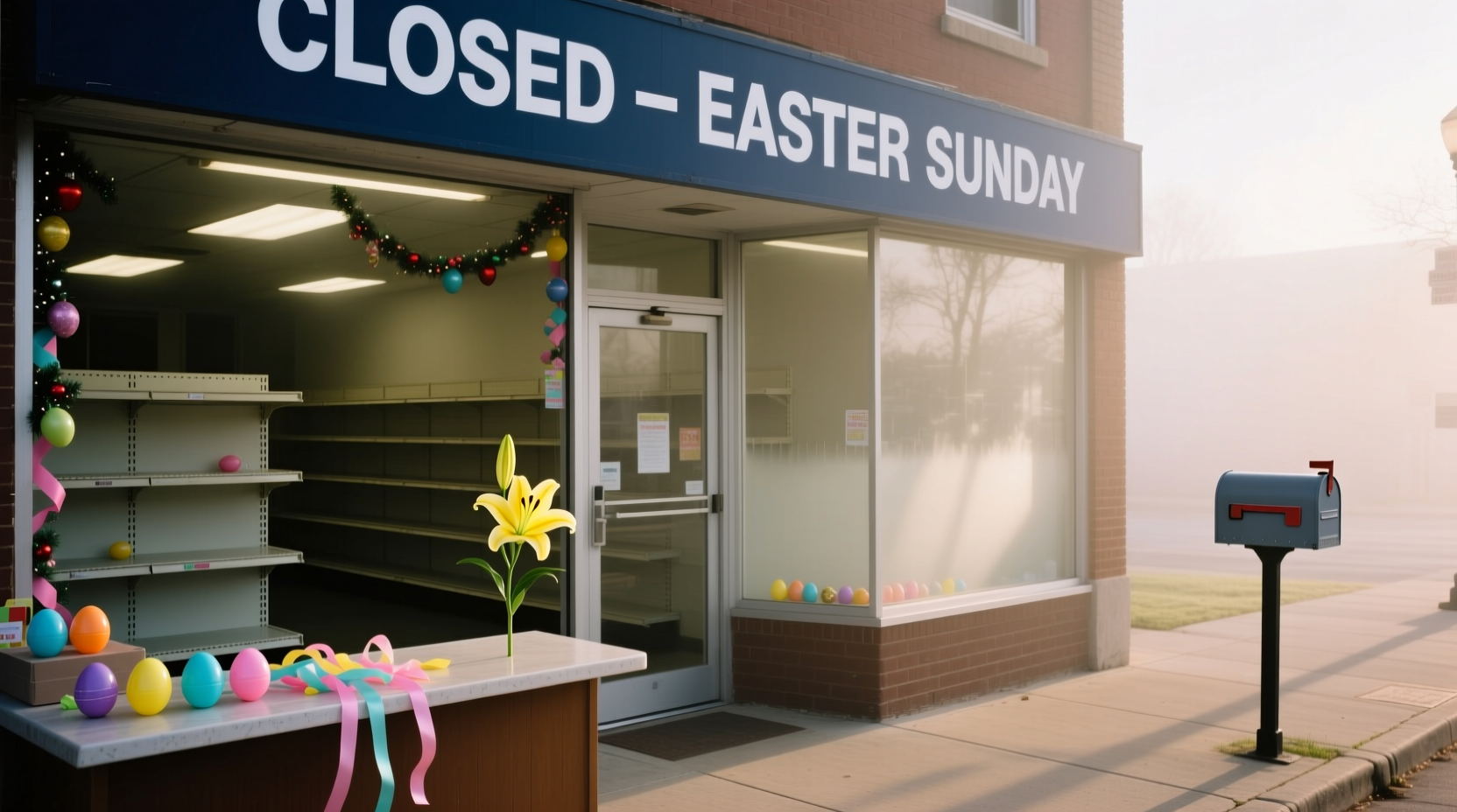 why do stores closed on easter
