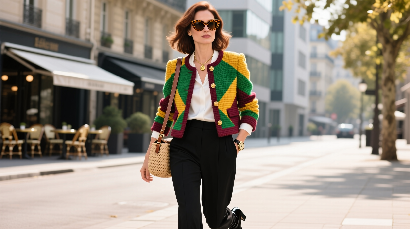 mastering the art of how to accessorize a colorful tweed jacket for effortless style