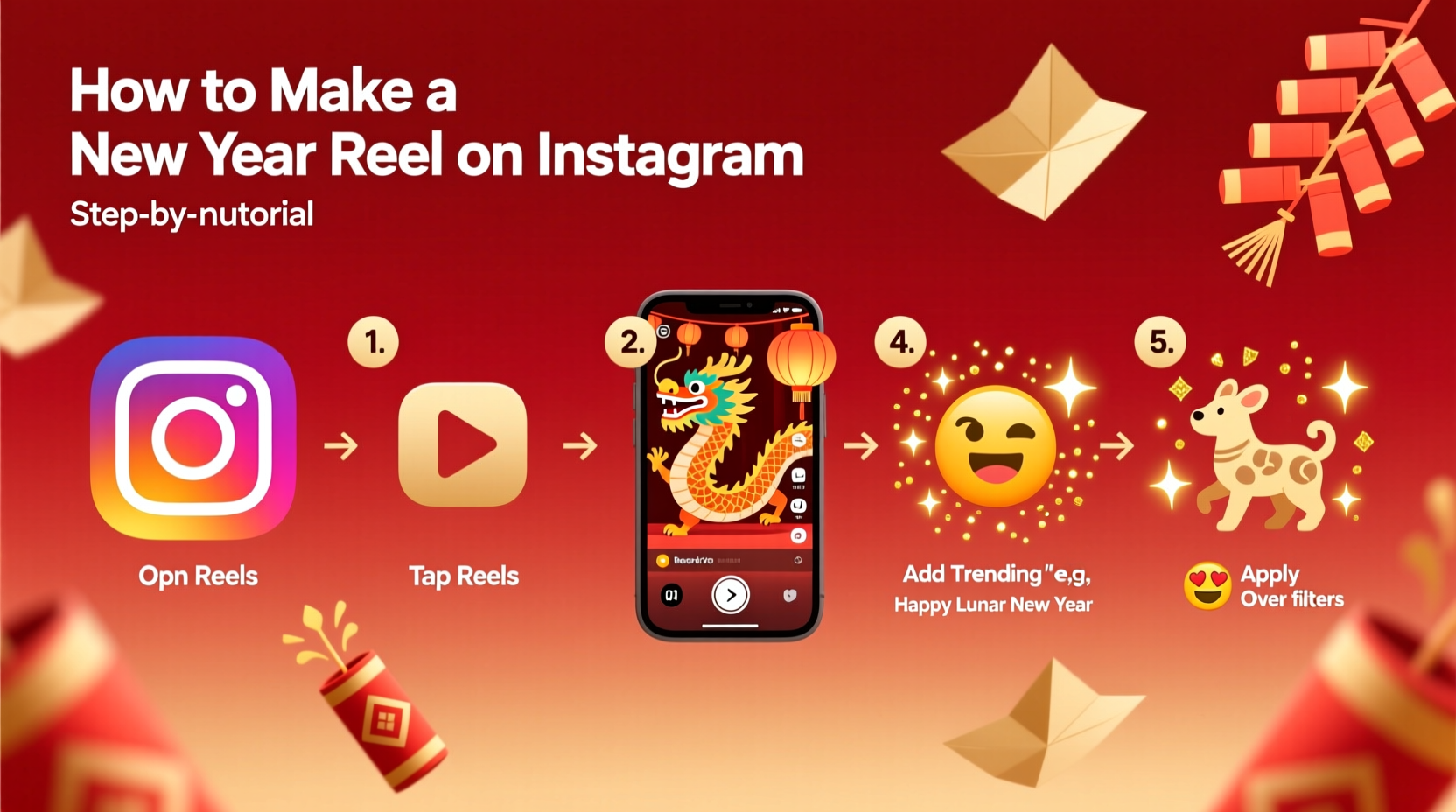 how to make new year reel instagram