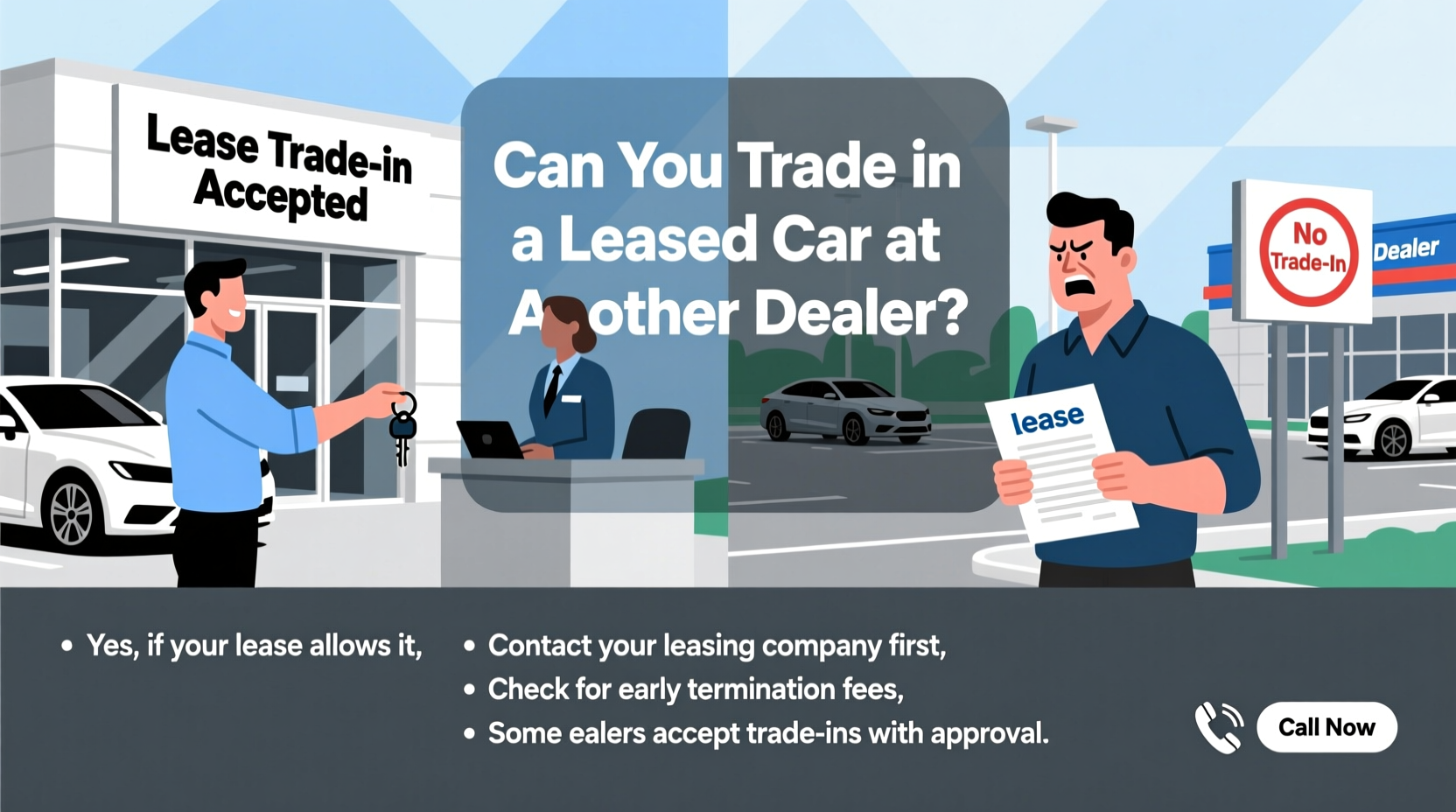 can you trade in a leased car at another dealer